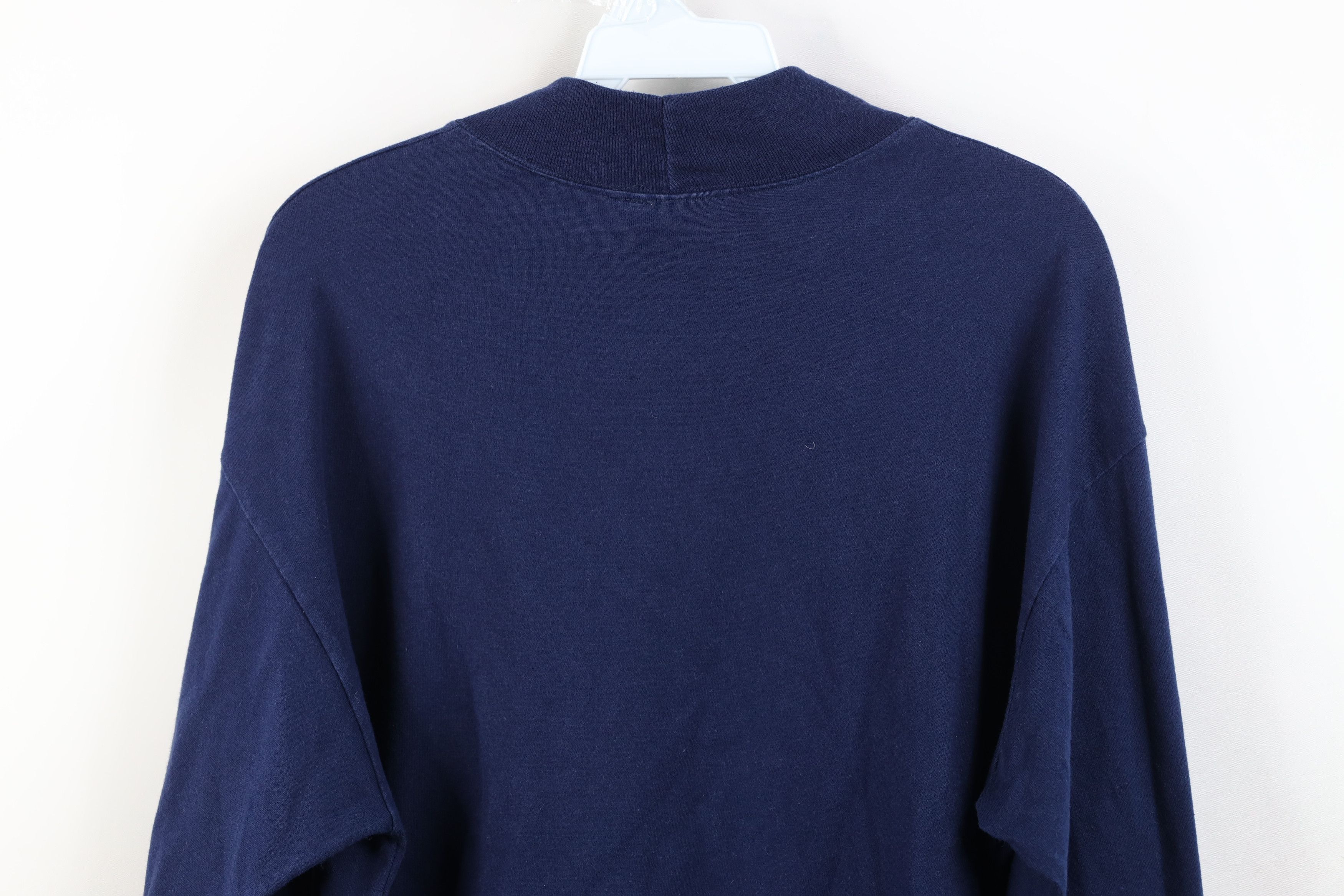 Vintage Vintage 90s Streetwear Mock Neck Long Sleeve T-Shirt USA Size US XL / EU 56 / 4 - 13 Thumbnail