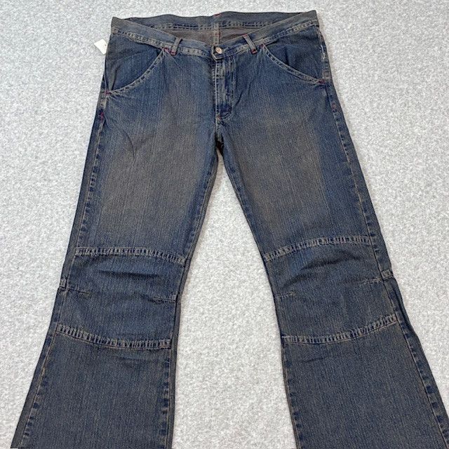 Vintage Zune Men's Moto Flare Jeans Size US 38 / EU 54 - 1 Thumbnail