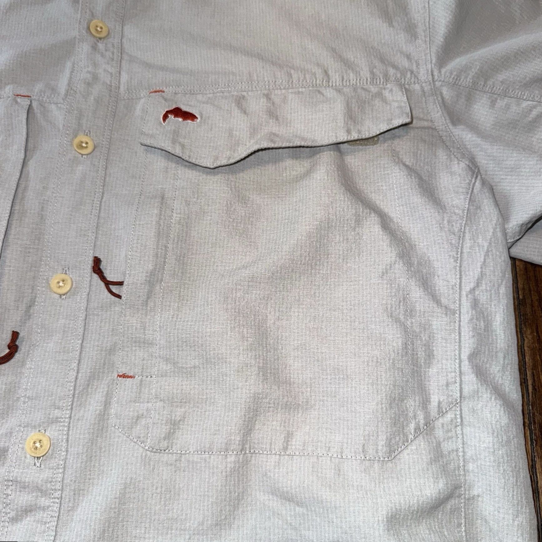 Vintage Simms Long Sleeve Button Up Fishing Shirt Mens XL Headhunters Missouri River Plaid Pattern Gray Nylon Polyester Button-Up Breathable Lightweight" Size US XL / EU 56 / 4 - 3 Thumbnail