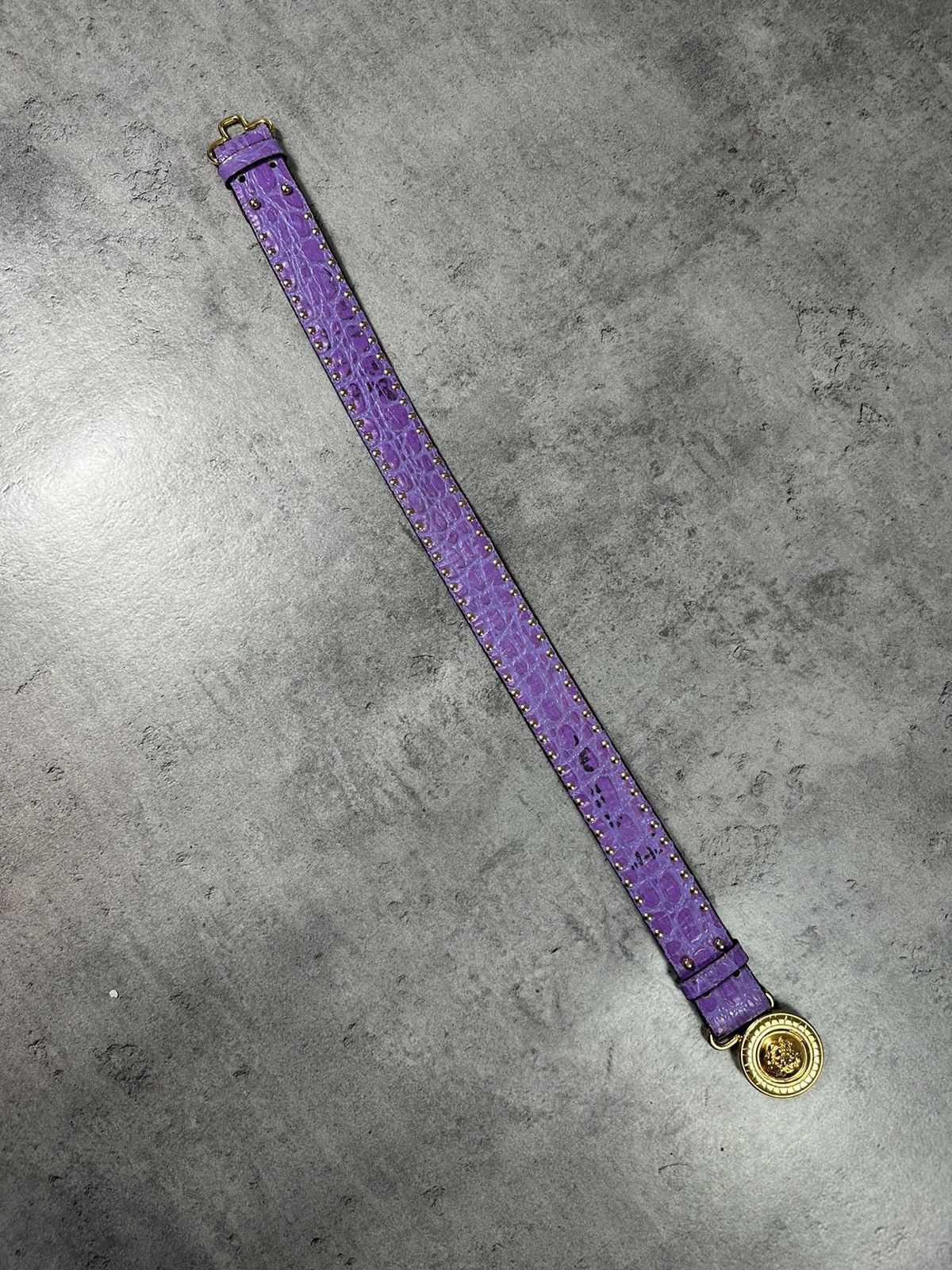 Versace Waist Belt Vintage Luxury Elegance Lion Medusa Italy