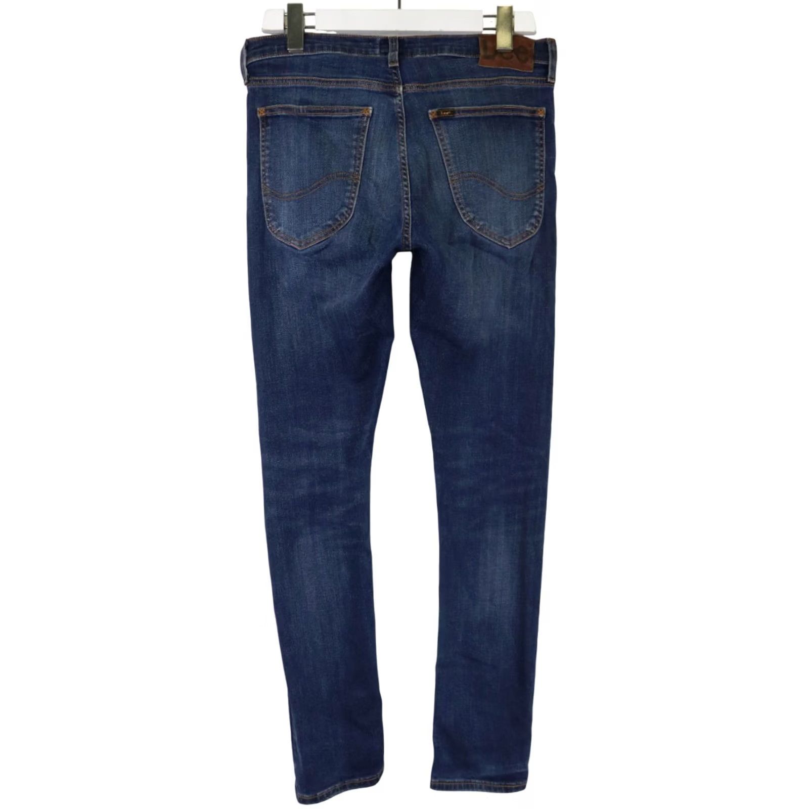 Lee LEE Luke Jeans Slim Blue Zip Fly Stretch Mens W31/L32 Whiskers Fade Effect Slim Fit Size US 31 - 2 Thumbnail