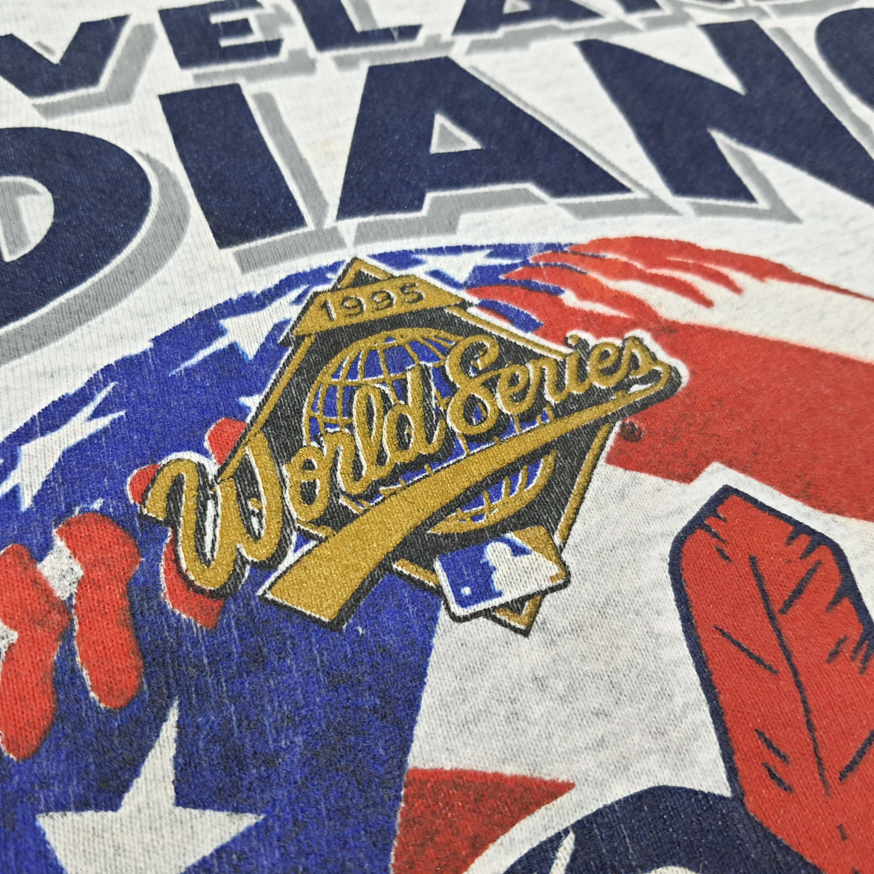 Starter Vintage Starter Cleveland Indians America Sweatshirt C264N10 Size US L / EU 52-54 / 3 - 3 Thumbnail