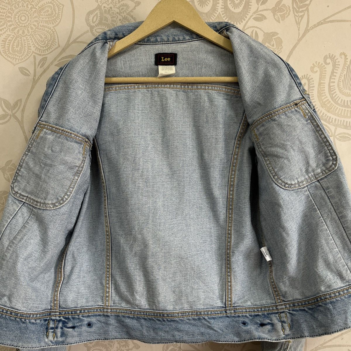 Lee Vintage 1980s Lee Storm Left Hand Denim Trucker Jacket 🇯🇵 Size US M / EU 48-50 / 2 - 16 Thumbnail