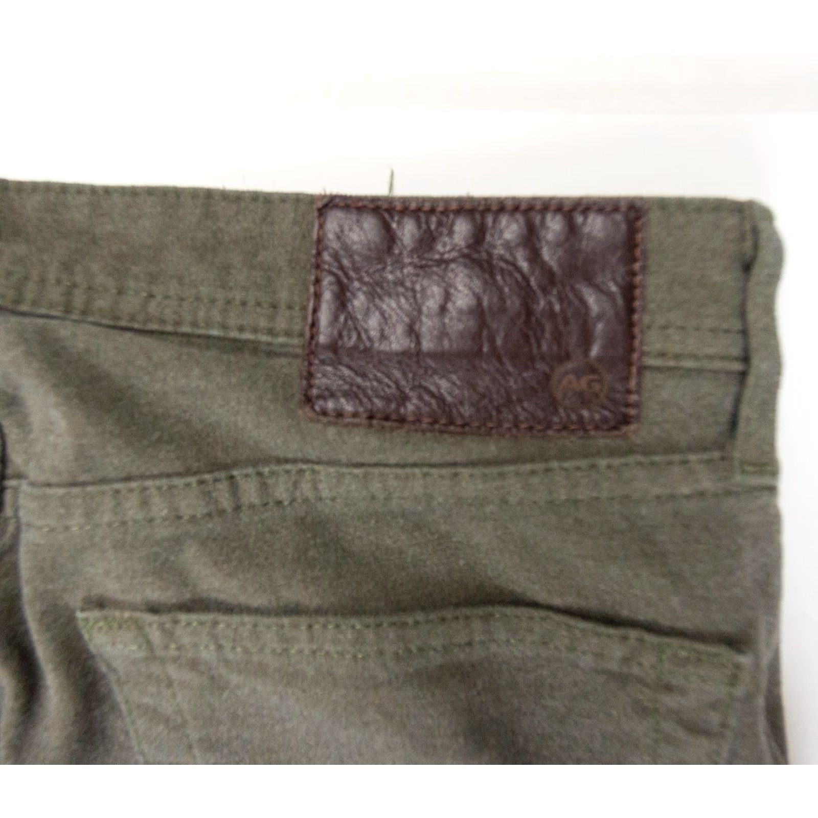 Vintage AG Adriano Goldschmied Pants Mens 30 R Green The Graduate Tailored Leg Stretch Size US 30 / EU 46 - 7 Thumbnail