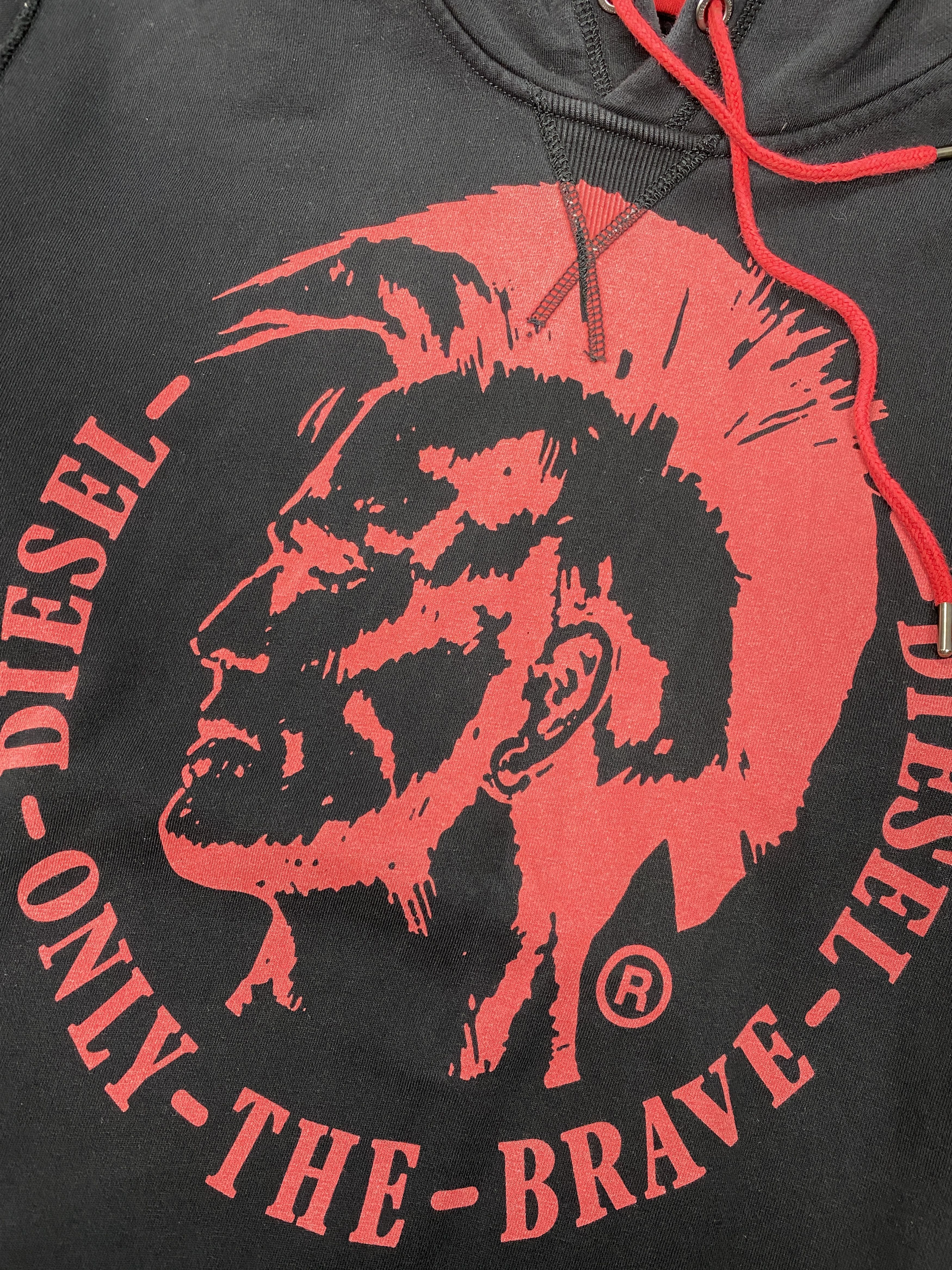 Diesel × Vintage Diesel vintage big logo PUNK hoodie y2k Size US XL / EU 56 / 4 - 3 Thumbnail