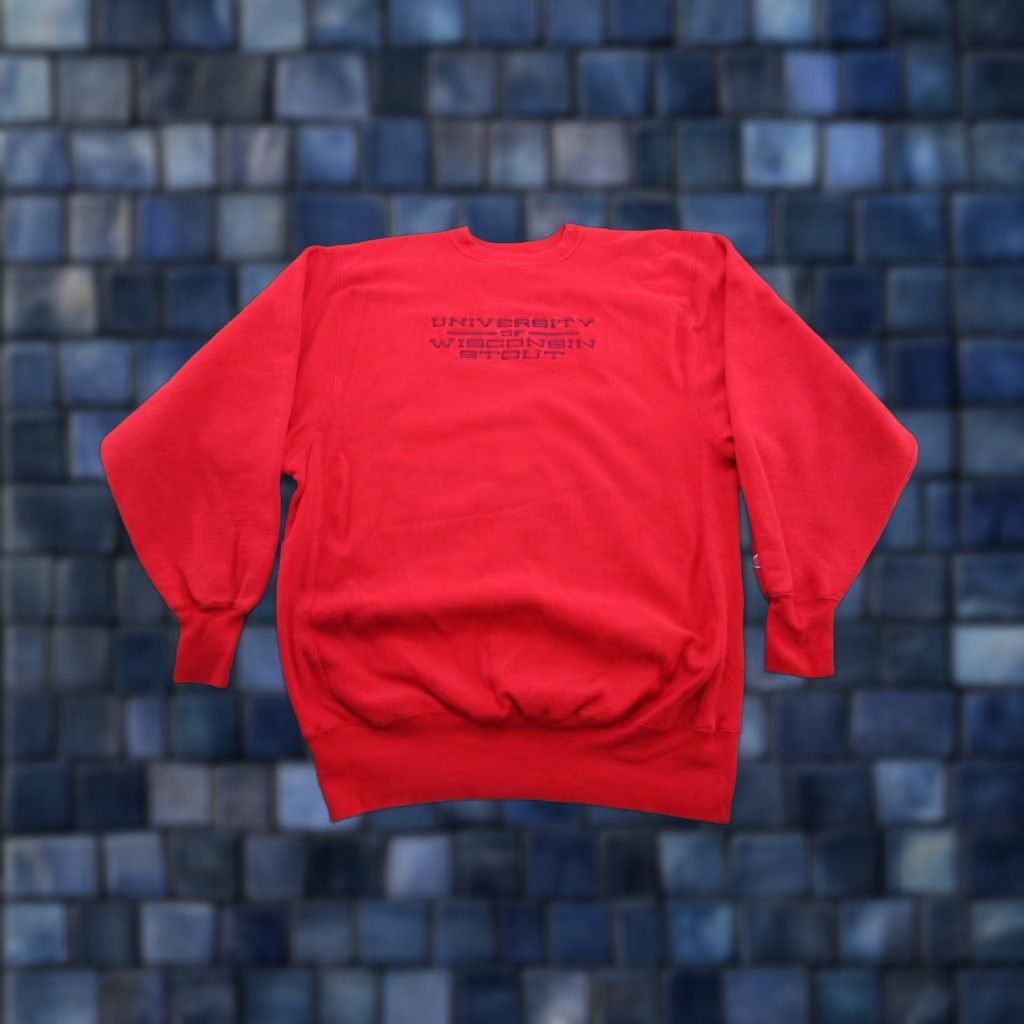 Champion VINTAGE Champion Reverse Weave Sweatshirt Men 2XL Red Reversible Sports Pullover Size US XXL / EU 58 / 5 - 1 Thumbnail