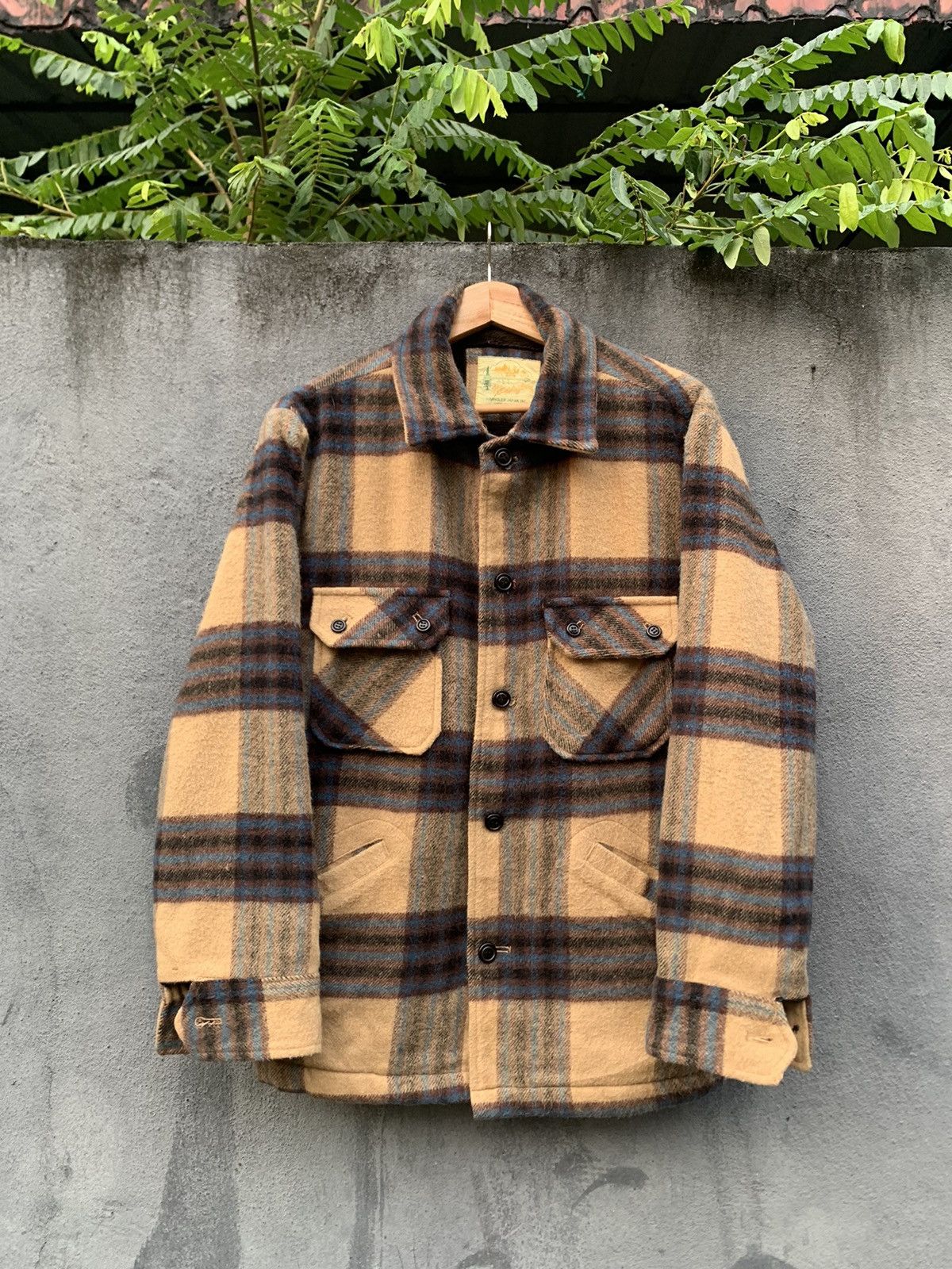 Wrangler 👹Vintage Wrangler Wool Flannel Fur Lined Jacket Size US L / EU 52-54 / 3 - 2 Thumbnail