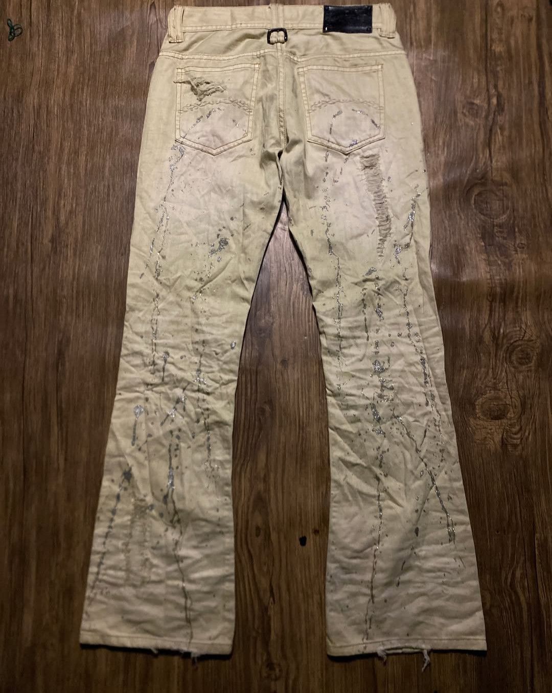 Tornado Mart Midas flare distressed denim punk Size US 30 / EU 46 - 4 Thumbnail