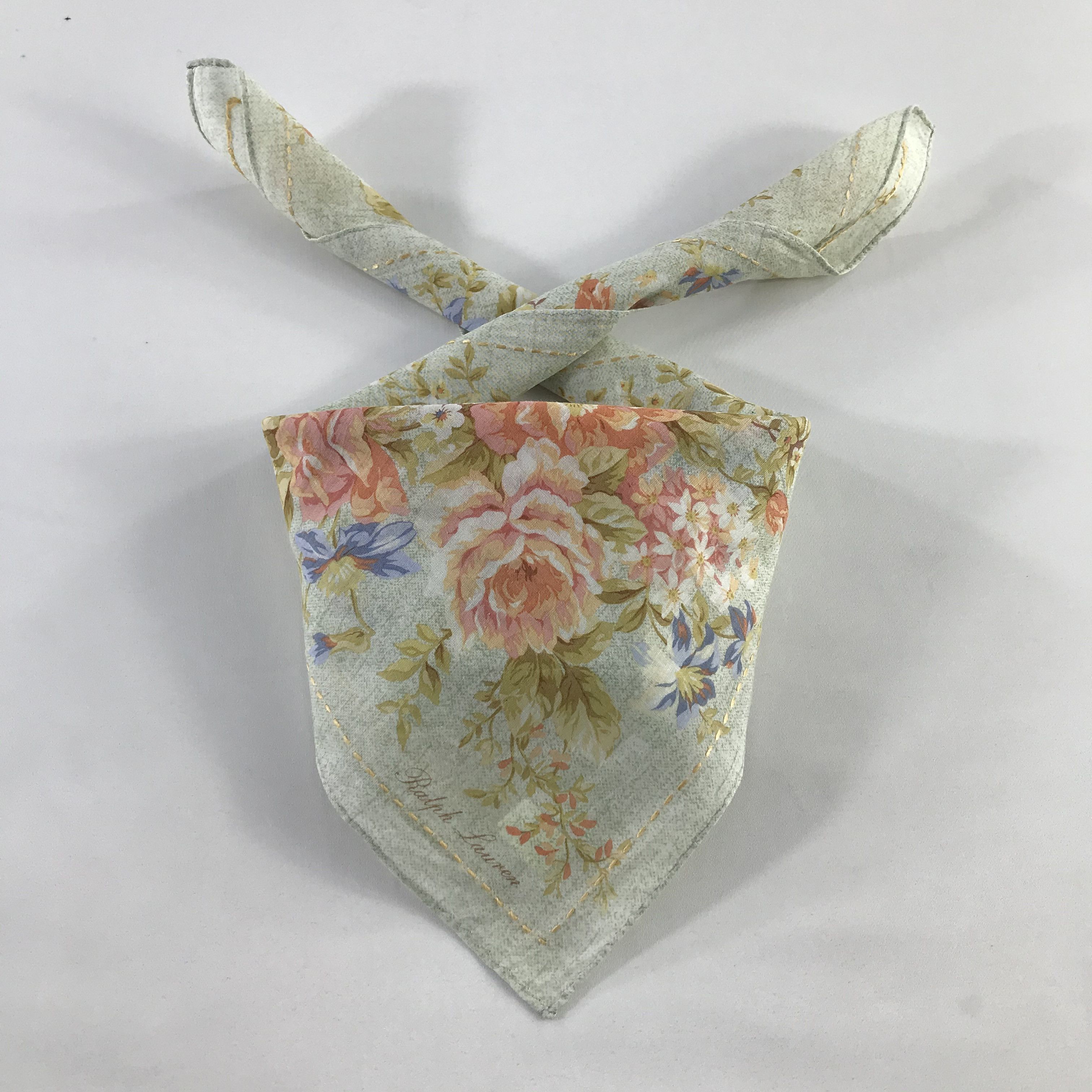 Ralph Lauren × Vintage Ralph Lauren Bandana / Handkerchief / Neckerchief - S441 Size ONE SIZE - 3 Thumbnail
