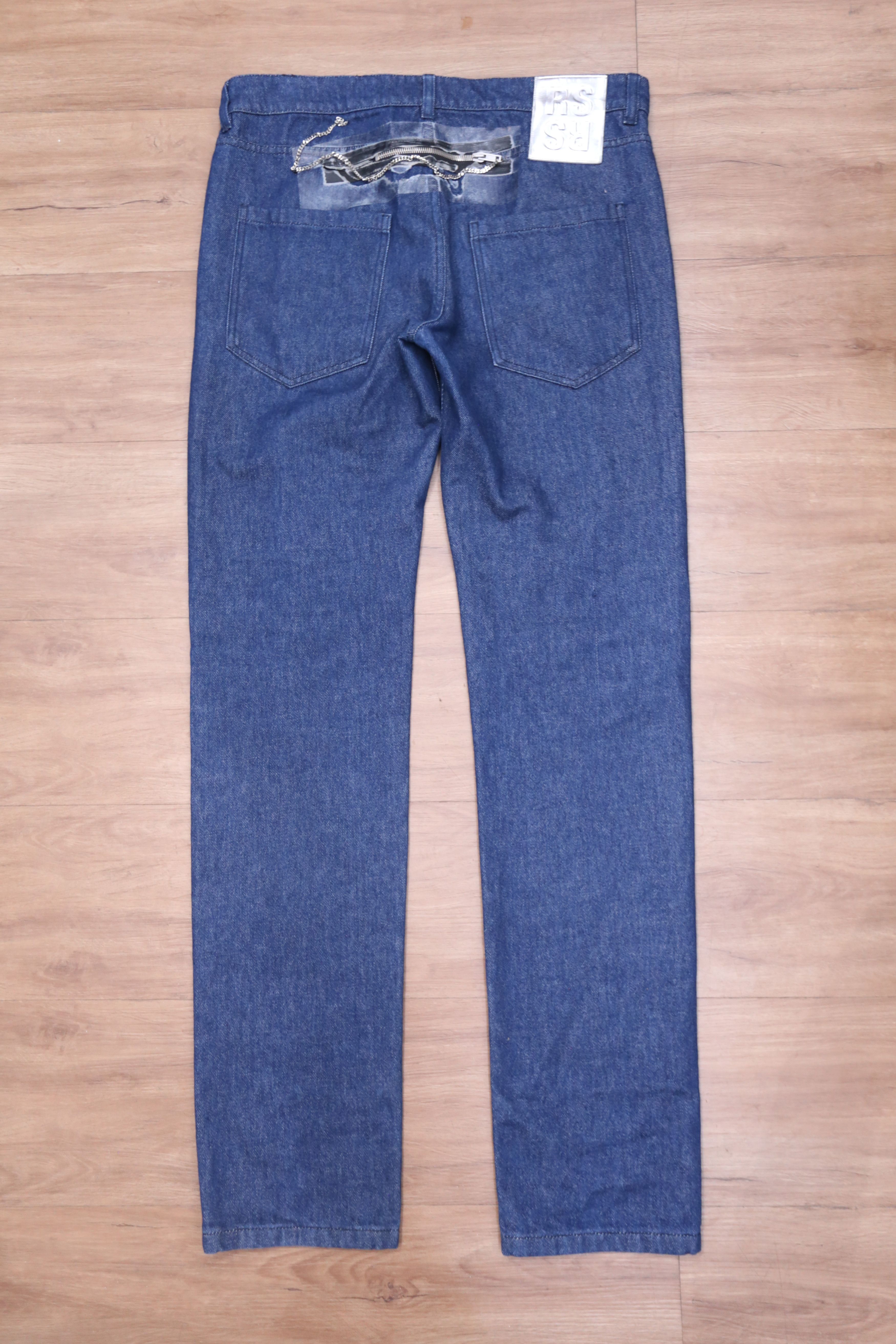 Raf Simons Raf Simons - S/S 19 - Zip-Patch Denim Jean Size US 33 - 1 Thumbnail