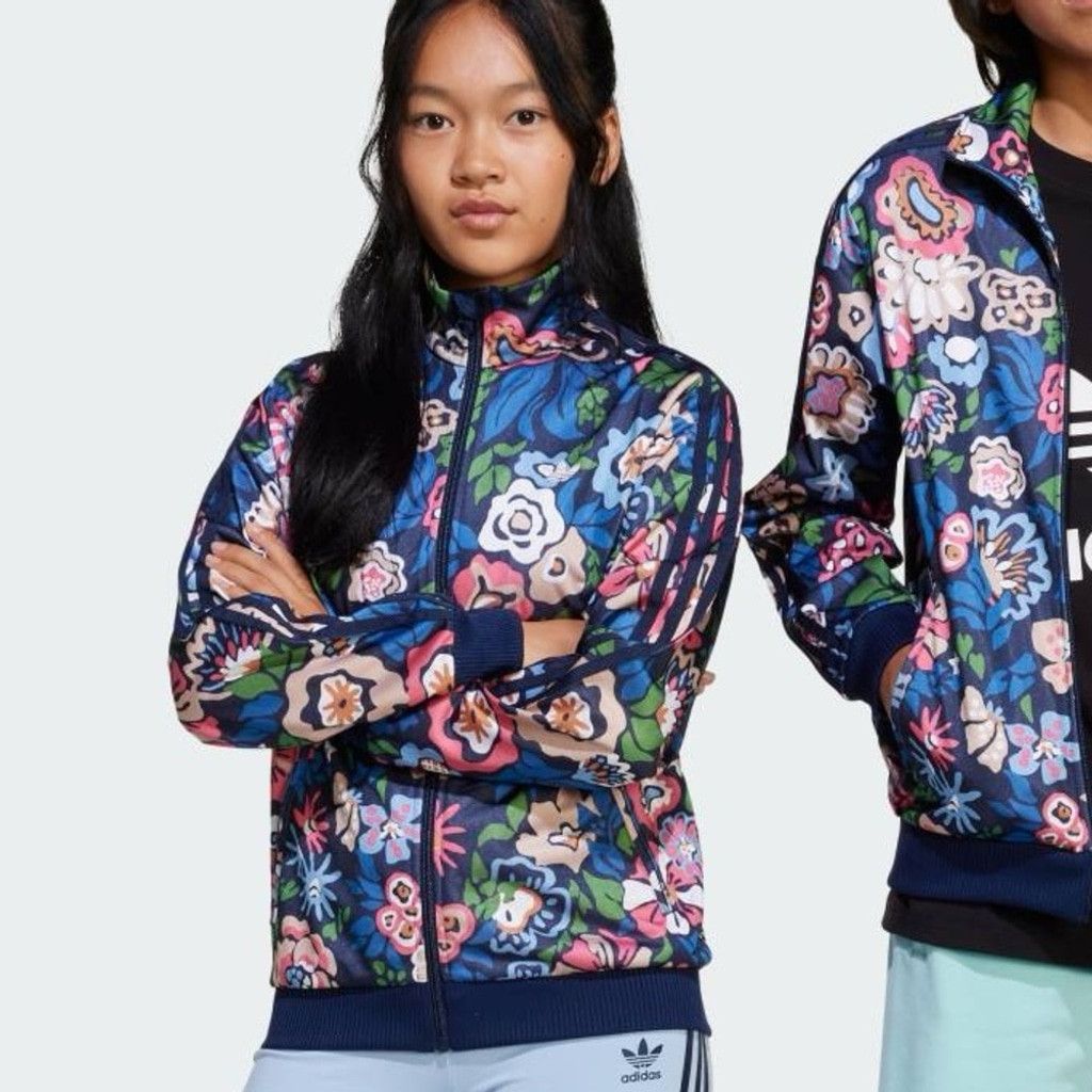 Adidas NEW Adidas x Liberty Firebird Floral Zip Top Size YM(11-12y) Size XXS / US 00 / IT 34 - 1 Thumbnail