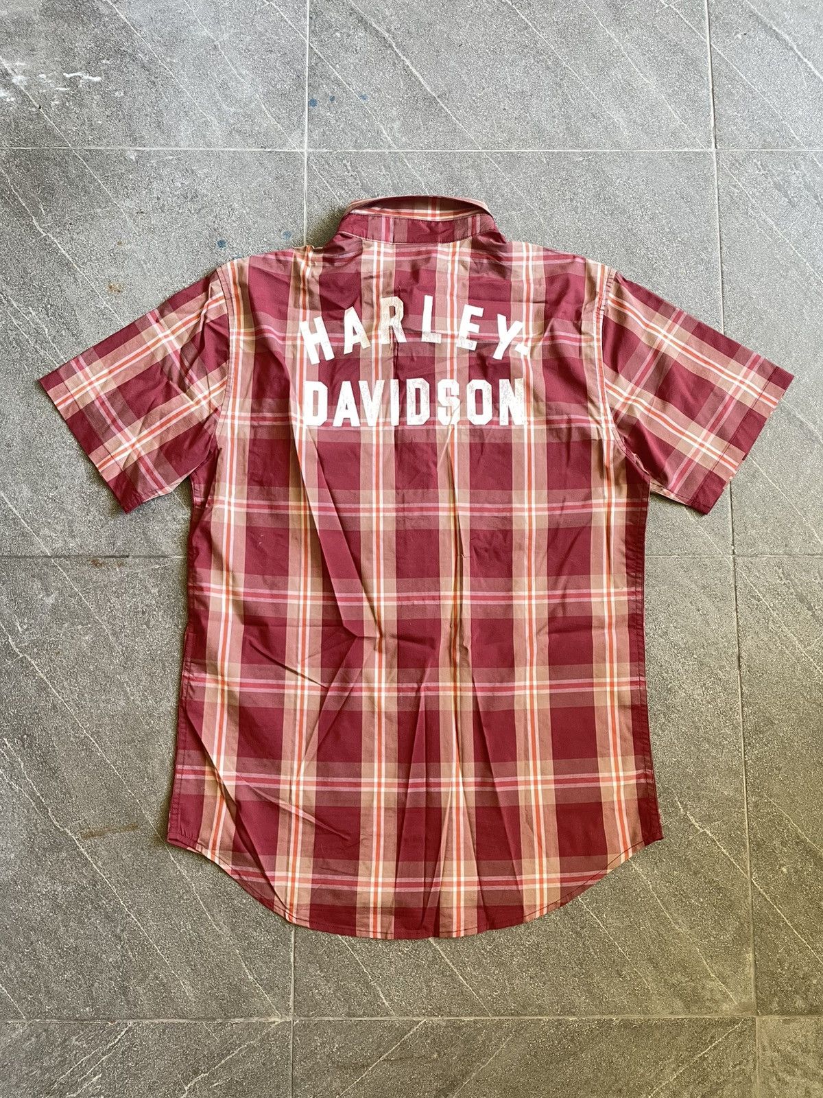 Harley Davidson Harley Davidson Shirt Woven Red Plaid Original HD Museum Size US M / EU 48-50 / 2 - 3 Thumbnail