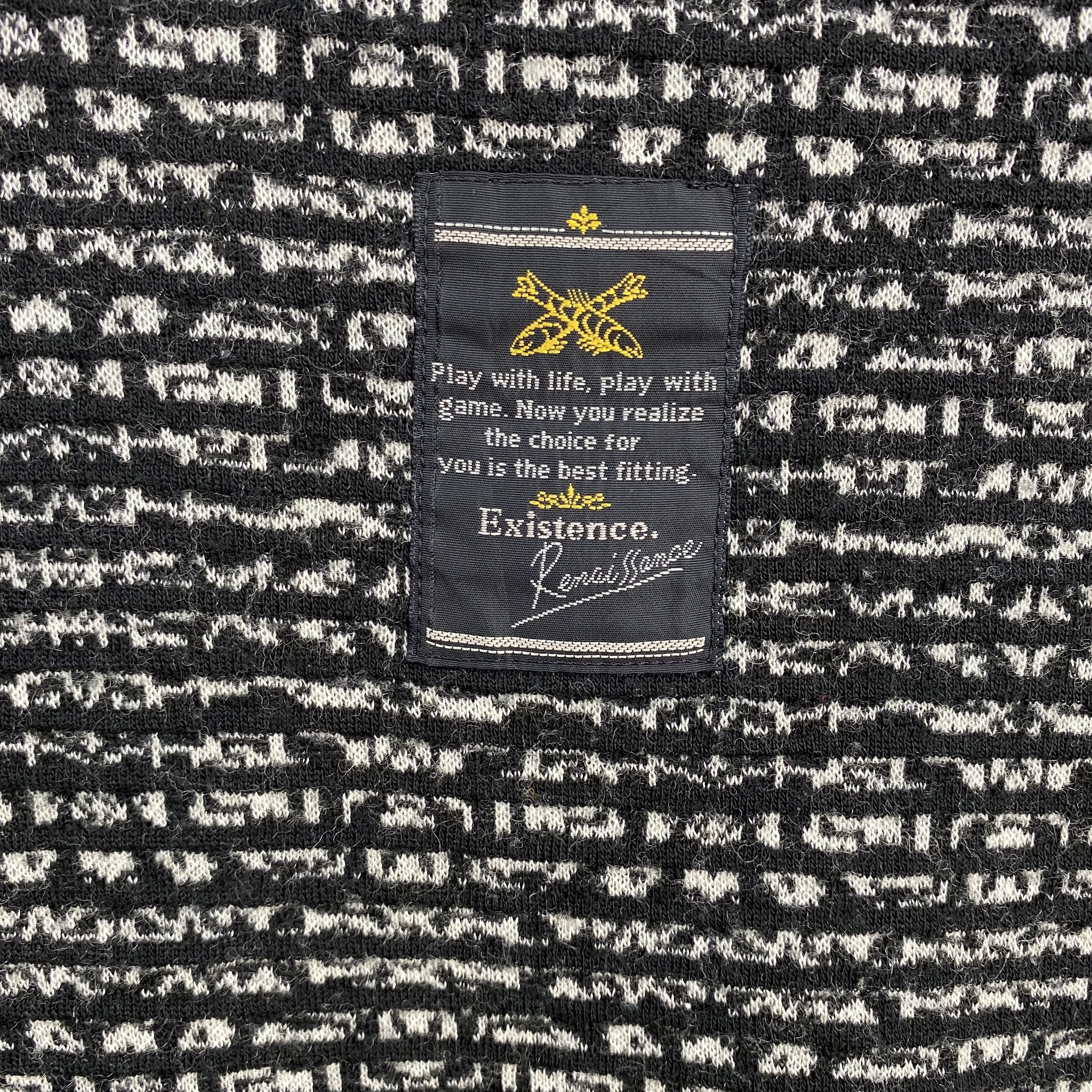 Japanese Brand Vintage Y2K Renaissance Nobuo Ikeda Zip Wool Sweatshirt Size US XL / EU 56 / 4 - 5 Thumbnail