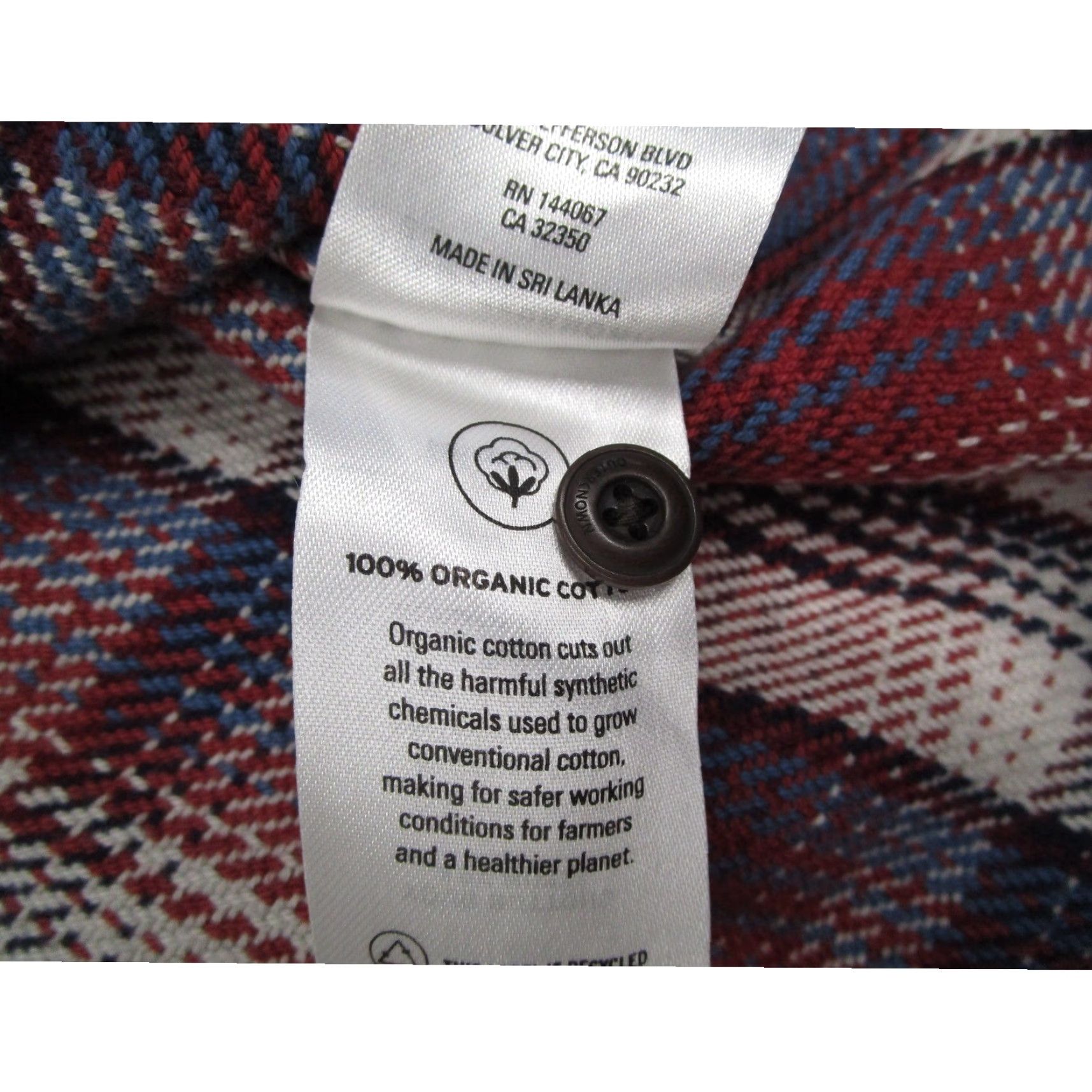 Outerknown VINTAGE Outerknown Blanket Shirt Women S Red Plaid Snaps Organic Cotton Flannel Size S / US 4 / IT 40 - 4 Thumbnail
