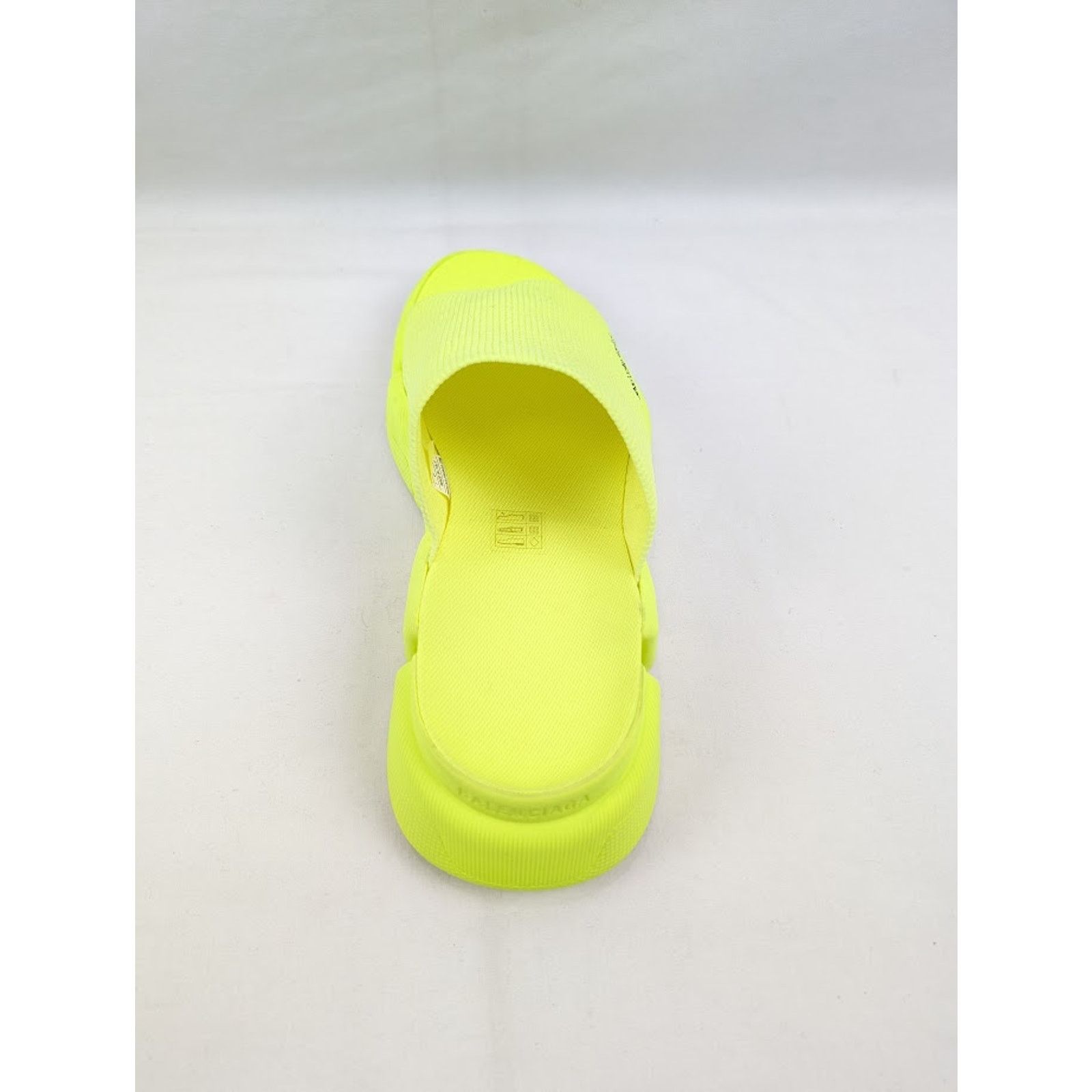 Balenciaga o1rshd1 Speed 2.0 Slides in Fluo Yellow Size US 11 / EU 44 - 11 Thumbnail