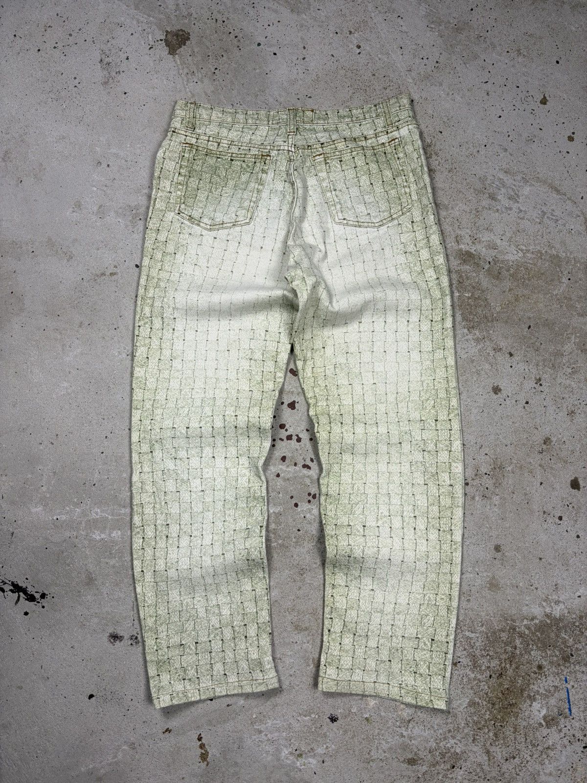 Roberto Cavalli Vintage 90s Roberto Cavalli Animal Print Jeans Denim Pants Size 31" - 2 Thumbnail
