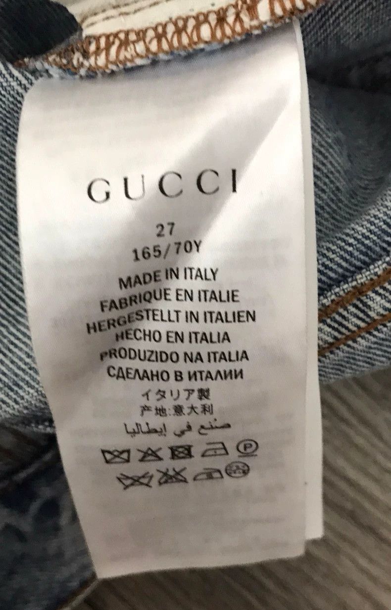 Gucci Gucci Lace embroidered jeans 2503-Nextarrow Size 27" / US 4 / IT 40 - 4 Thumbnail