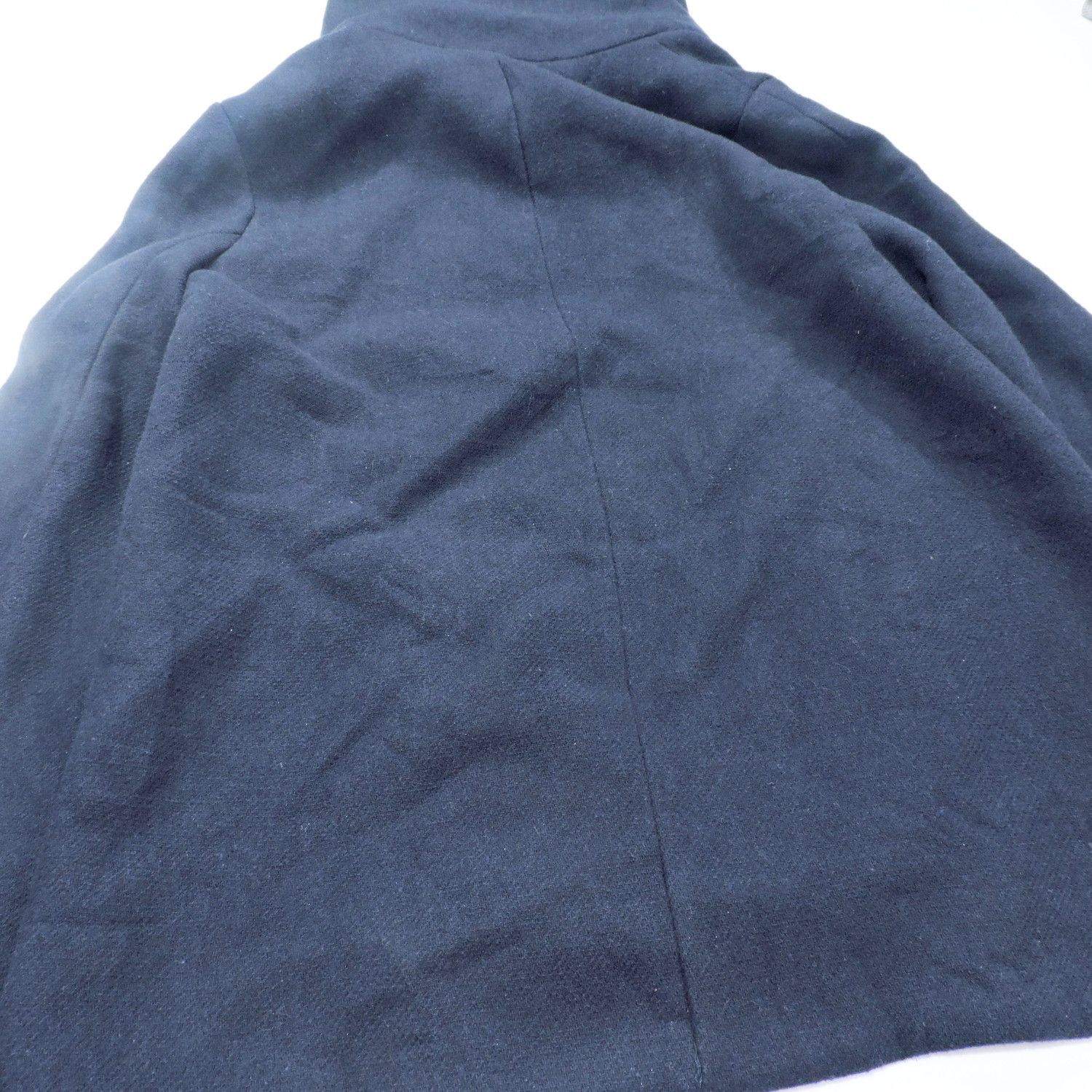 ZARA BASIC OUTWEAR HOODED WRAP COCOON PEA COAT JACKET