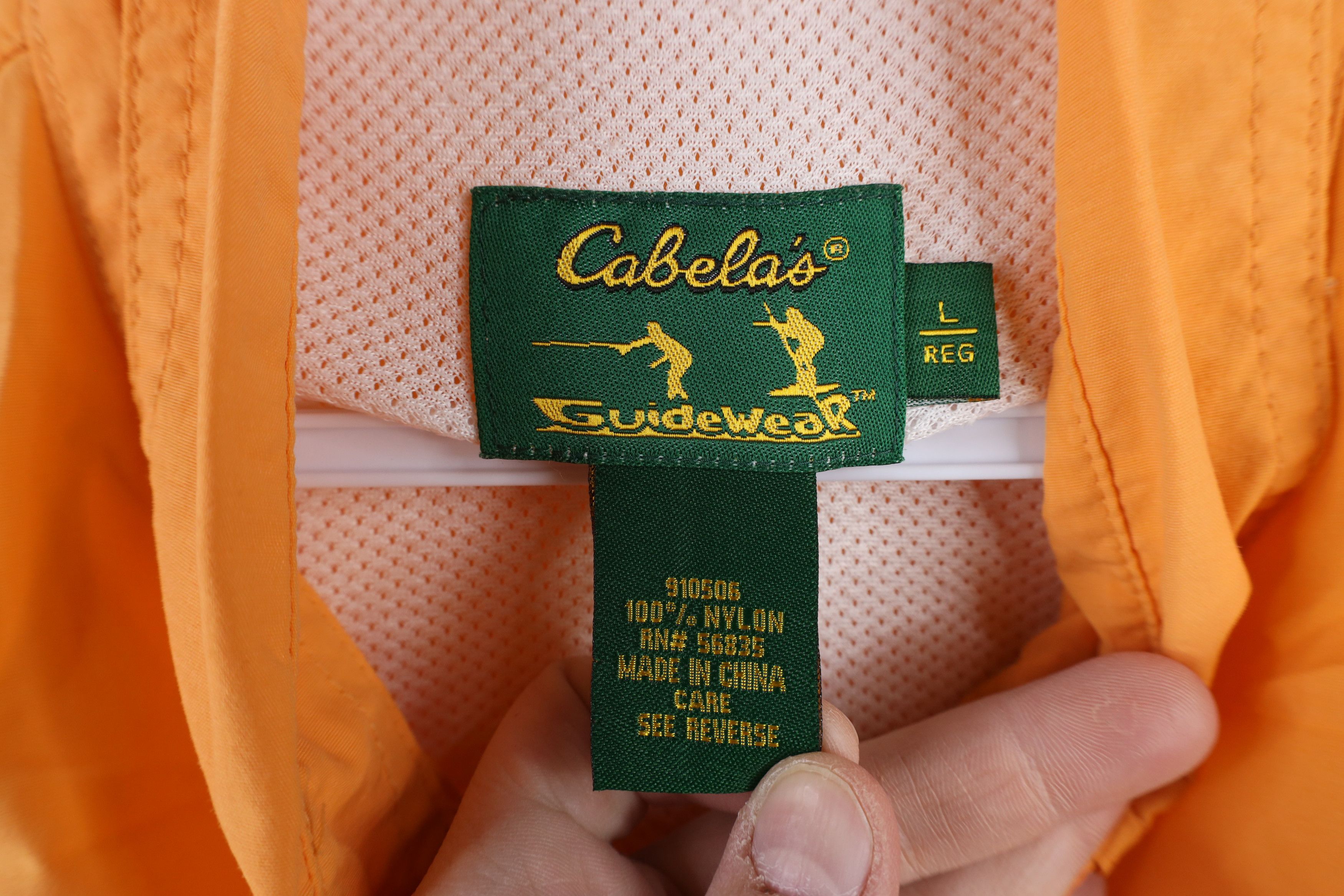 Cabelas × Vintage Vintage Cabelas Guidewear Bush Fishing Collared Button Shirt Size US L / EU 52-54 / 3 - 9 Thumbnail