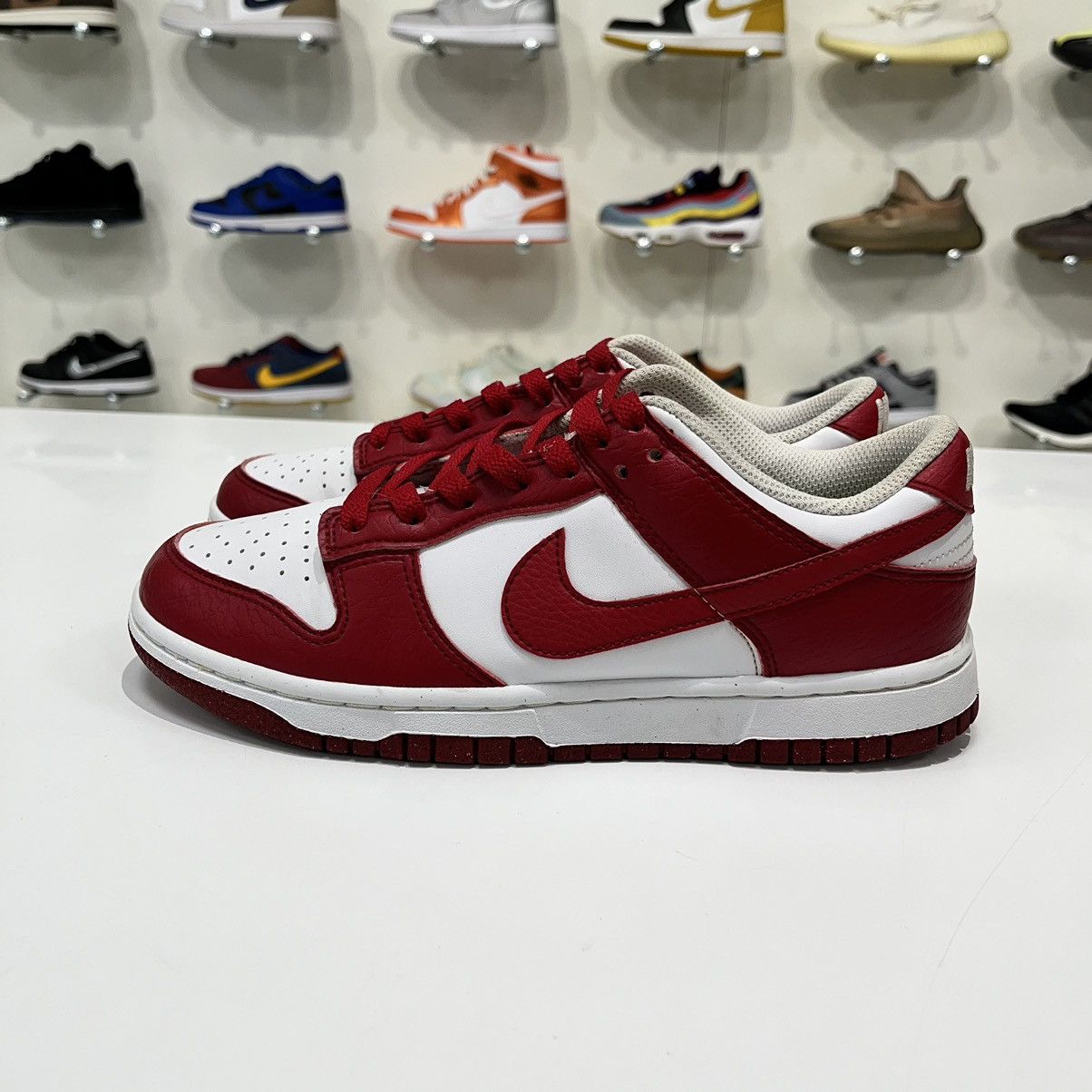 Nike Nike Dunk Low Next Nature White Gym Red Size US 8 / IT 38 - 3 Thumbnail