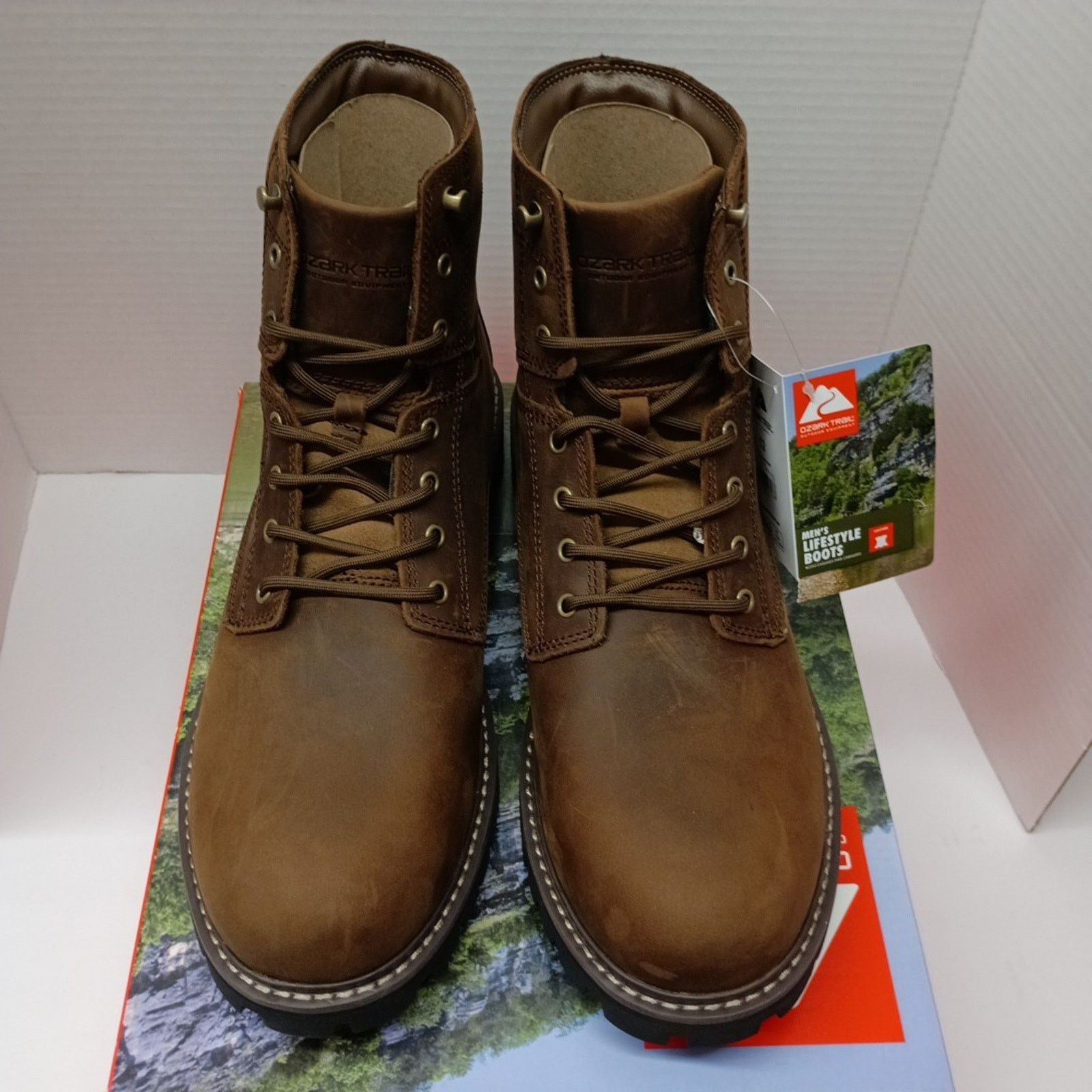 Other Ozark Trail Men's Range Mountain Hiking Boots Size 12 Brown Size US 12 / EU 45 - 3 Thumbnail