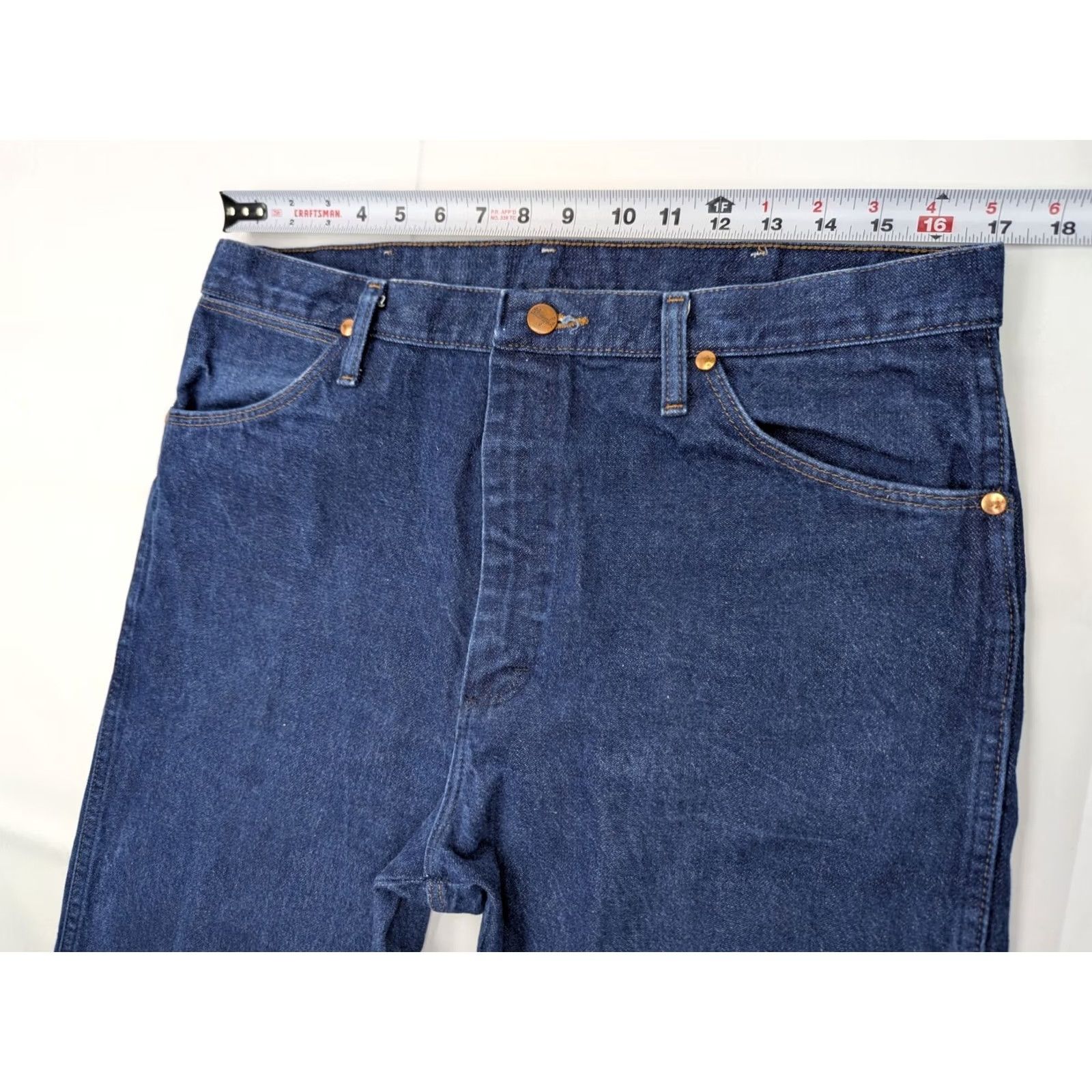 Wrangler Wrangler Jeans Men 34x34 Blue Denim Cowboy Cut Western Wear 13MWZ Size US 34 / EU 50 - 6 Thumbnail