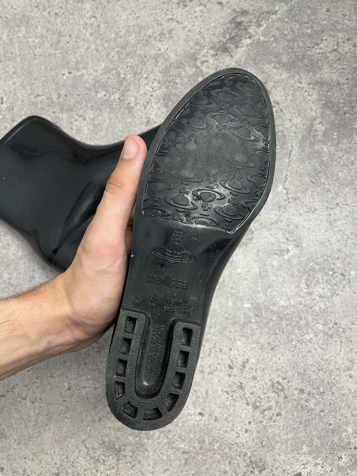 Melissa × Vivienne Westwood Vivienne Westwood Melissa Rubber Boots Size US 7 / IT 37 - 6 Thumbnail