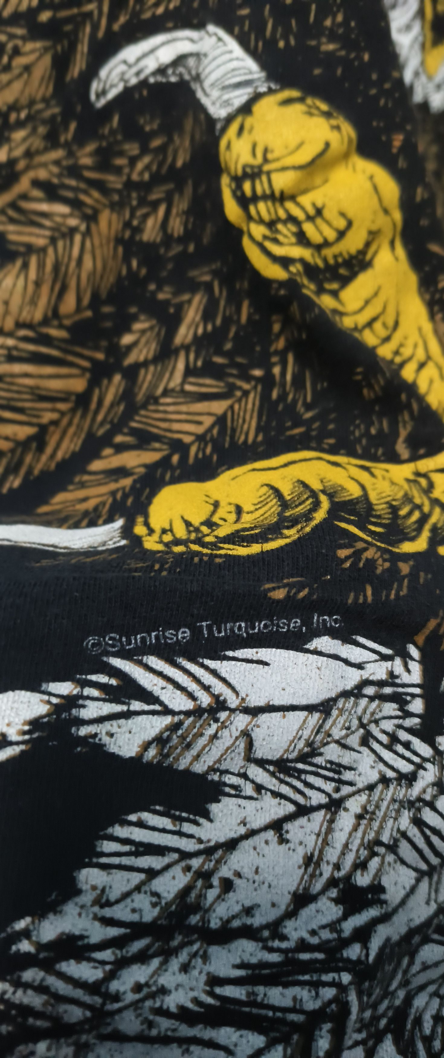 Japanese Brand Vtg 90s Overprint Eagles like Harley Davidson tees Size US XXL / EU 58 / 5 - 4 Thumbnail