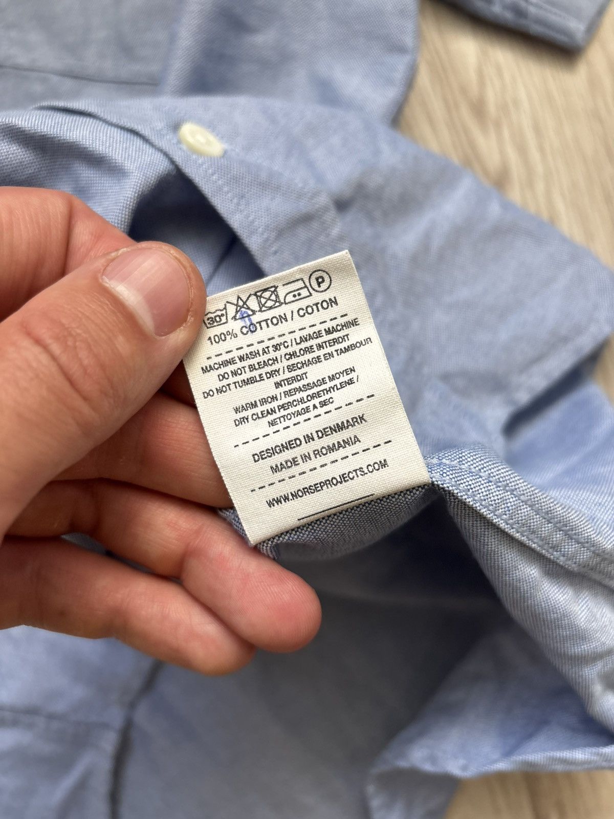 Norse Projects Norse Projects Anton Oxford Short sleeve shirt Size US M / EU 48-50 / 2 - 9 Thumbnail