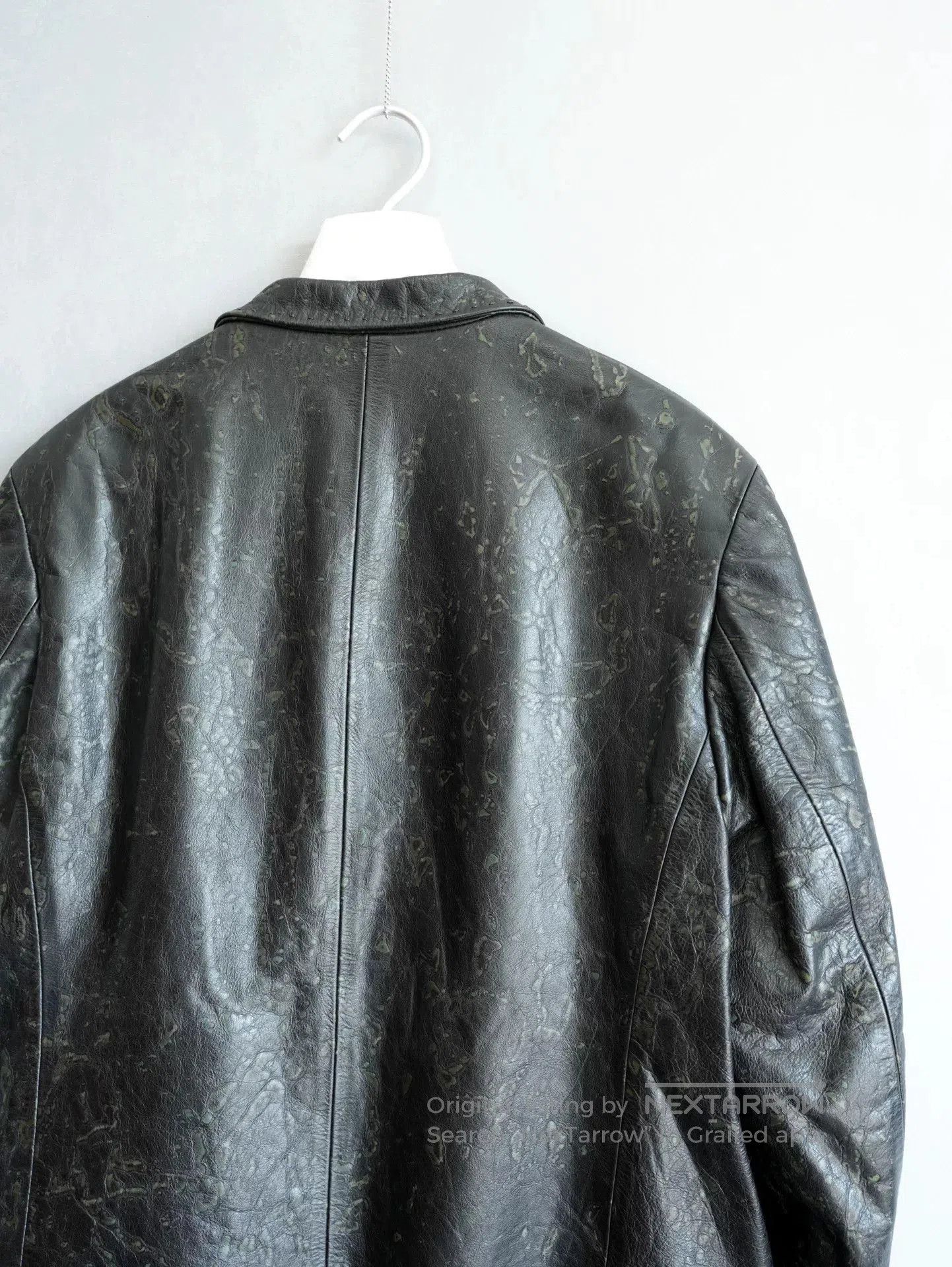 Yohji Yamamoto yohji yamamoto limited edition patterned leather jacket. Size US M / EU 48-50 / 2 - 6 Thumbnail