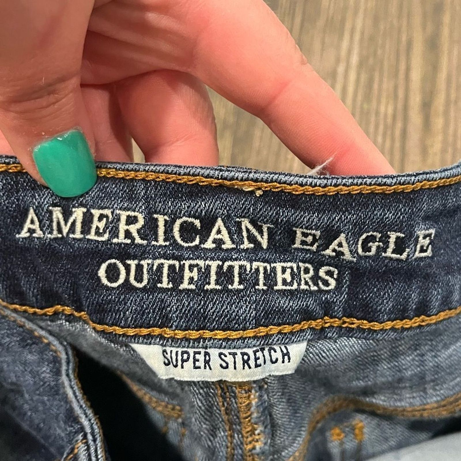 American Eagle Outfitters American Eagle Super Stretch Midi Shorts Mid Rise Whisker 6 Size 28" / US 6 / IT 42 - 5 Thumbnail
