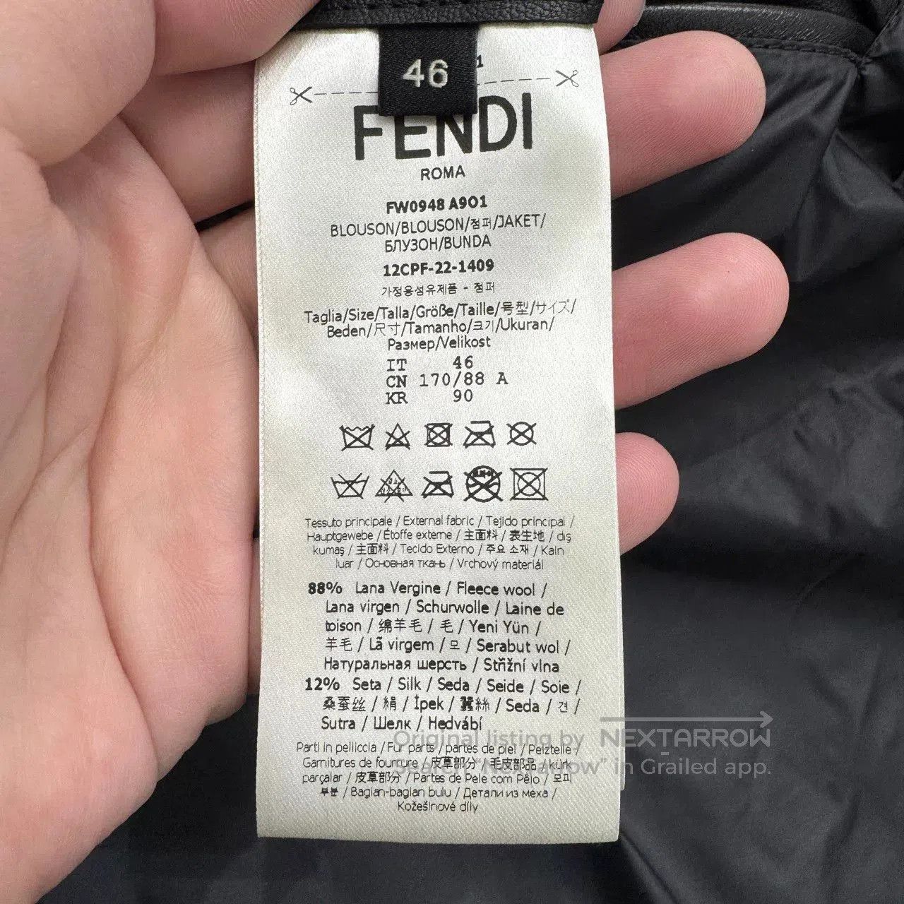 Fendi Fendi Color Block Teddy Jacket Size 46. Size US L / EU 52-54 / 3 - 4 Thumbnail