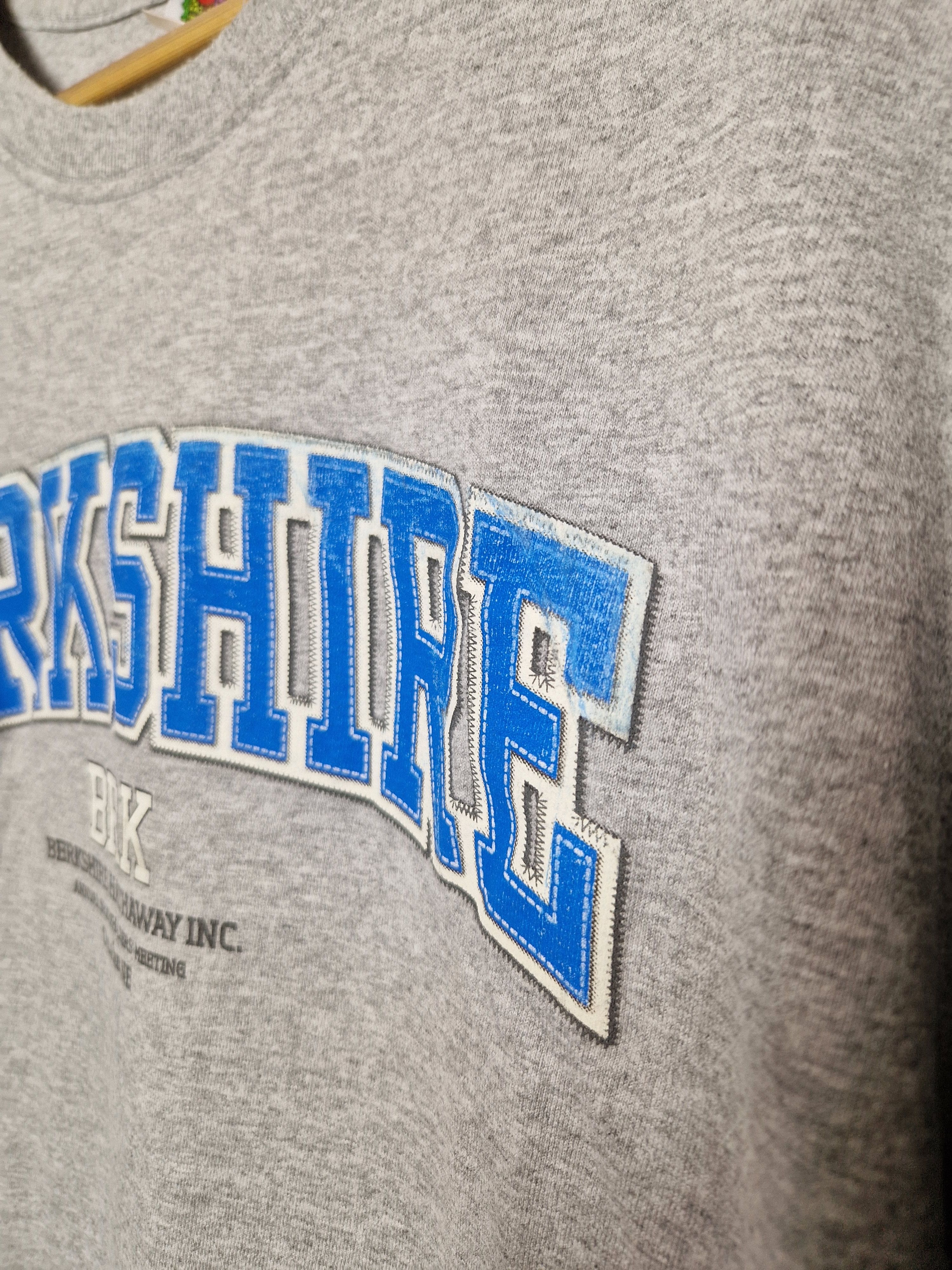 Vintage vintage Berkshire BRK university tee 90s y2k Size US L / EU 52-54 / 3 - 4 Thumbnail