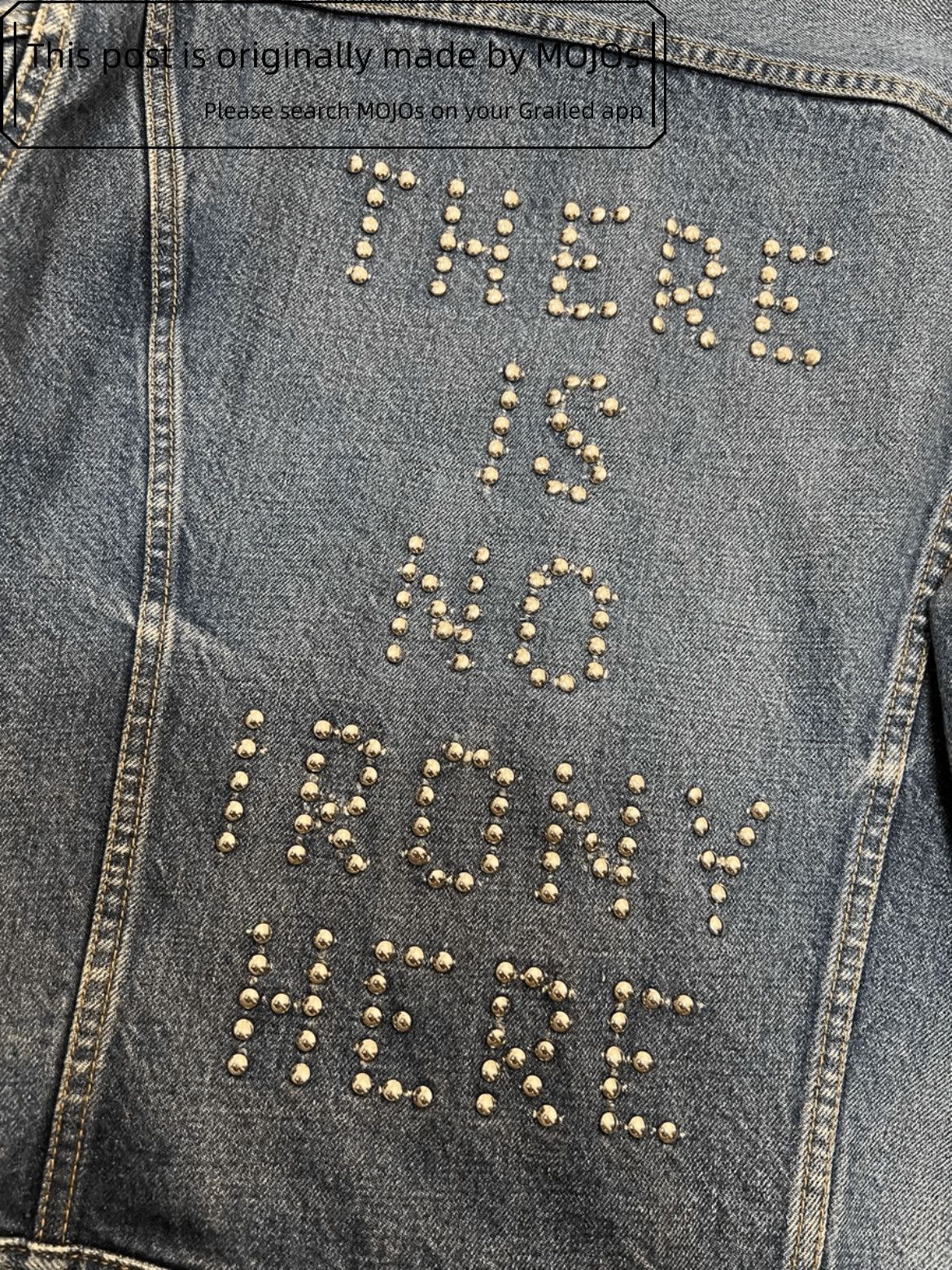 Celine Celine 20SS No Irony Here Denim Jacket Mojos2339 Size US S / EU 44-46 / 1 - 4 Thumbnail