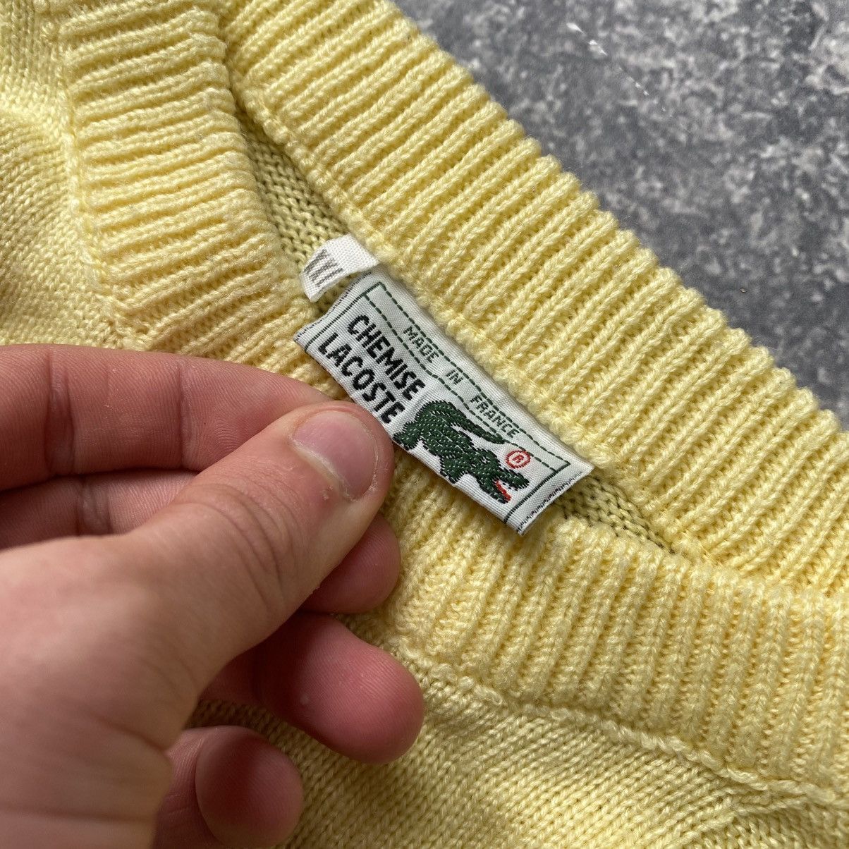 Lacoste × Vintage Vintage Lacoste Chemise Small Logo 90’s sweater Size US XXL / EU 58 / 5 - 6 Thumbnail