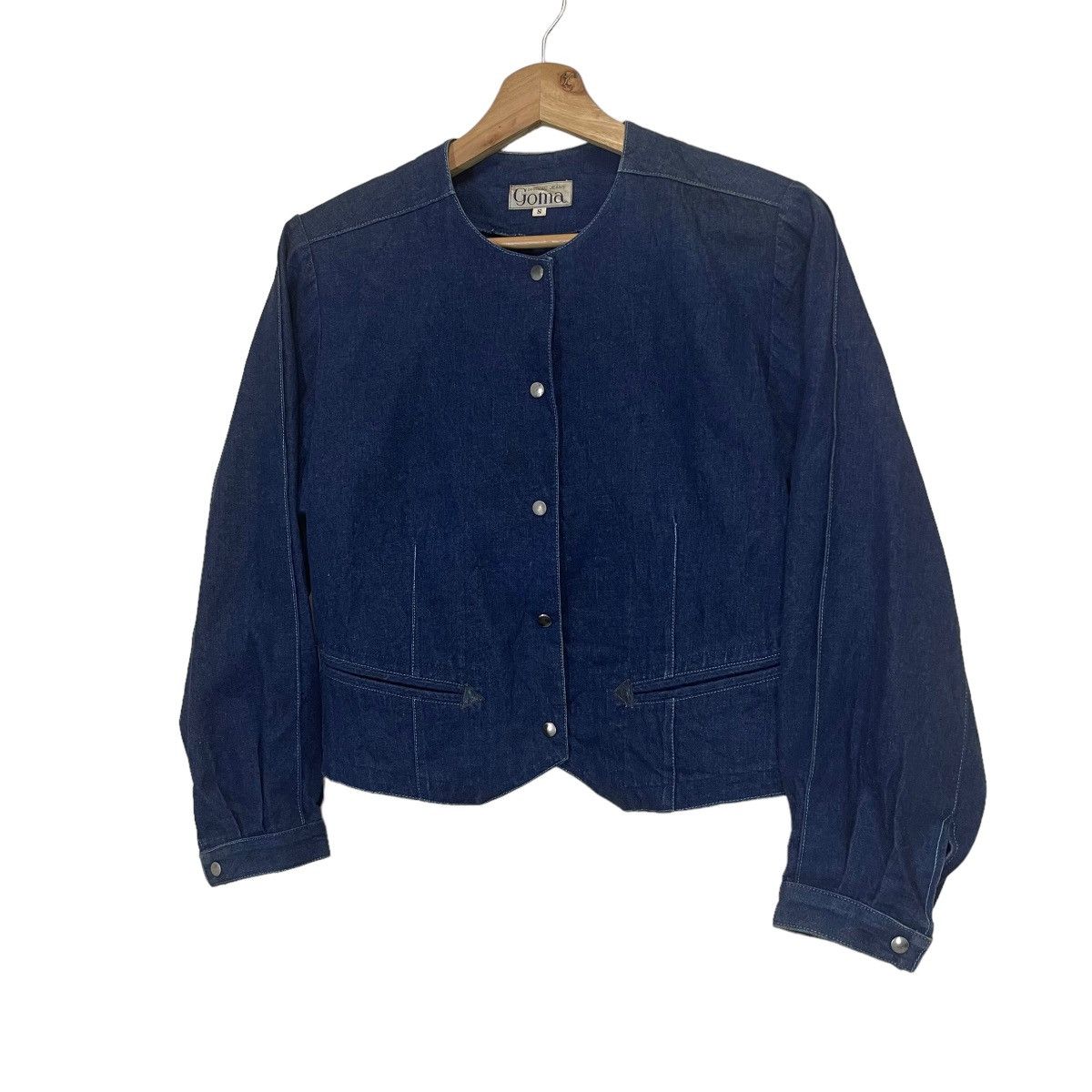 Issey Miyake GOMA DENIM CROPPED JACKET Size S / US 4 / IT 40 - 3 Thumbnail