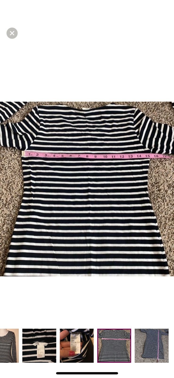 H&M H&M small bodycon striped dress Size S / US 4 / IT 40 - 5 Thumbnail