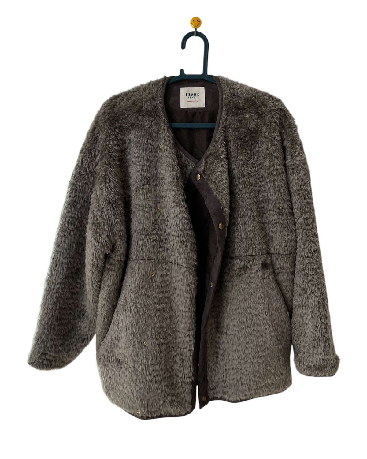 Beams Japan Beams Heart Snap Button Fleece Jacket Size US L / EU 52-54 / 3 - 4 Thumbnail