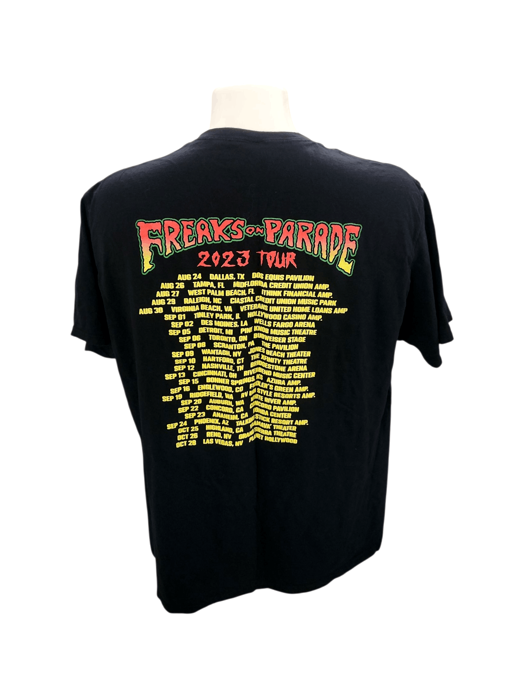 Band Tees Rob Zombie Freaks on Parade 2023 Music Rock Band Concert 2XL Size US XXL / EU 58 / 5 - 2 Thumbnail