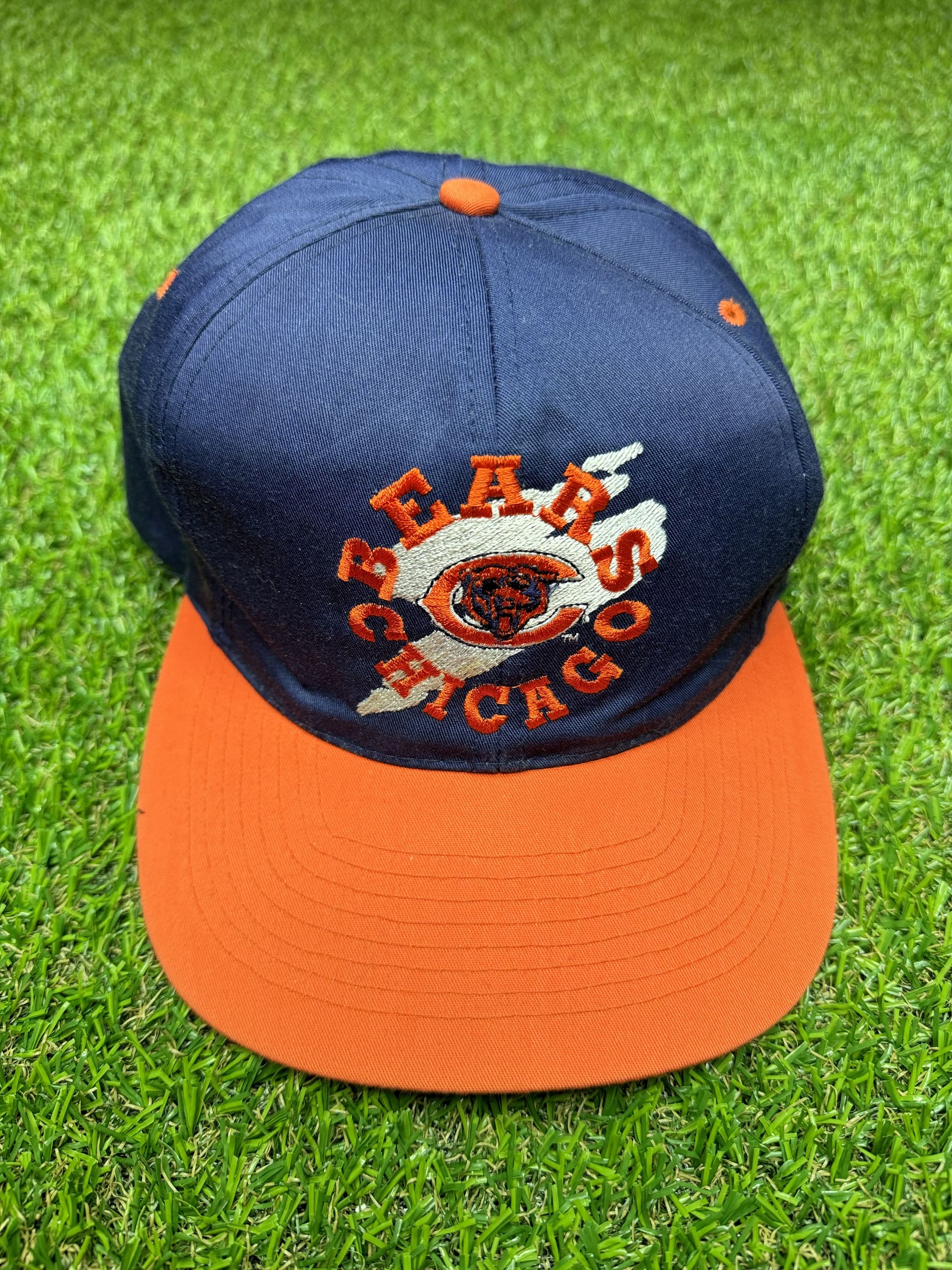 Chicago Bears Circle Logo Drew Pearson Snapback Hat RARE