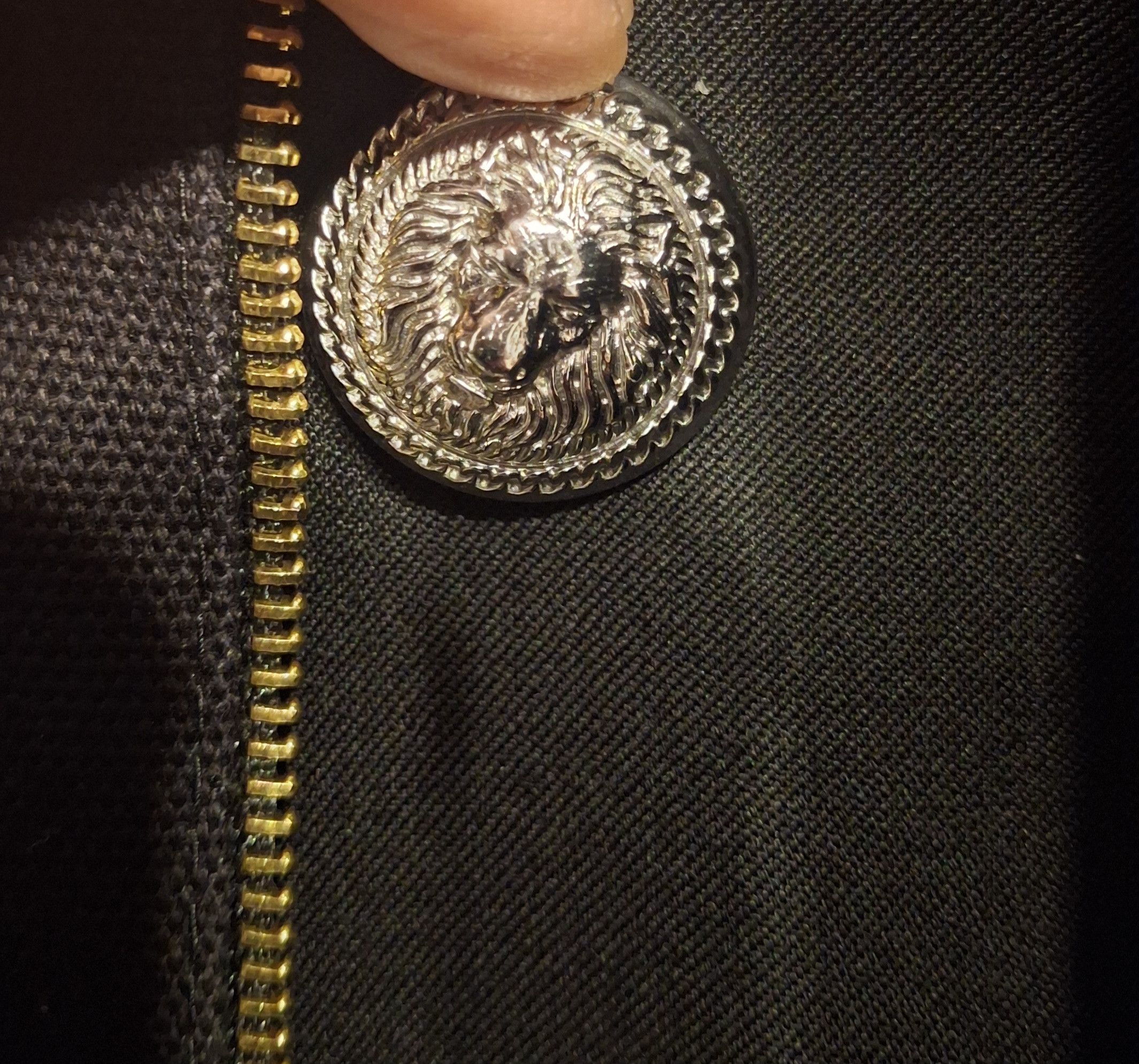 Balmain Balmain Paris Double Breasted Blazer – Lion Metal Buttons Size US M / EU 48-50 / 2 - 6 Thumbnail