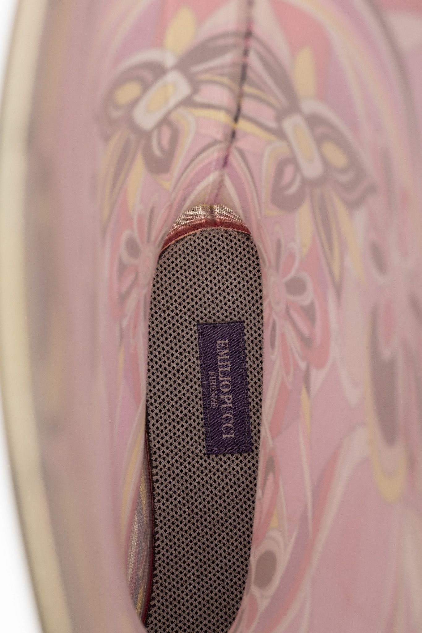Emilio Pucci Emilio Pucci Pink Floral-Printed Rubber Rain Boots Size US 7.5 / IT 37.5 - 9 Thumbnail
