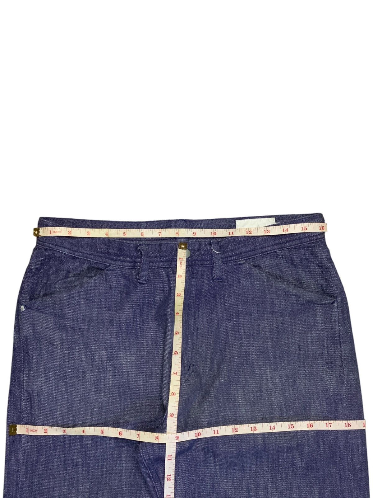 Japanese Brand SALES🔥Vintage Japanese Brand Blue Wash Baggy Jeans Size US 32 / EU 48 - 12 Thumbnail
