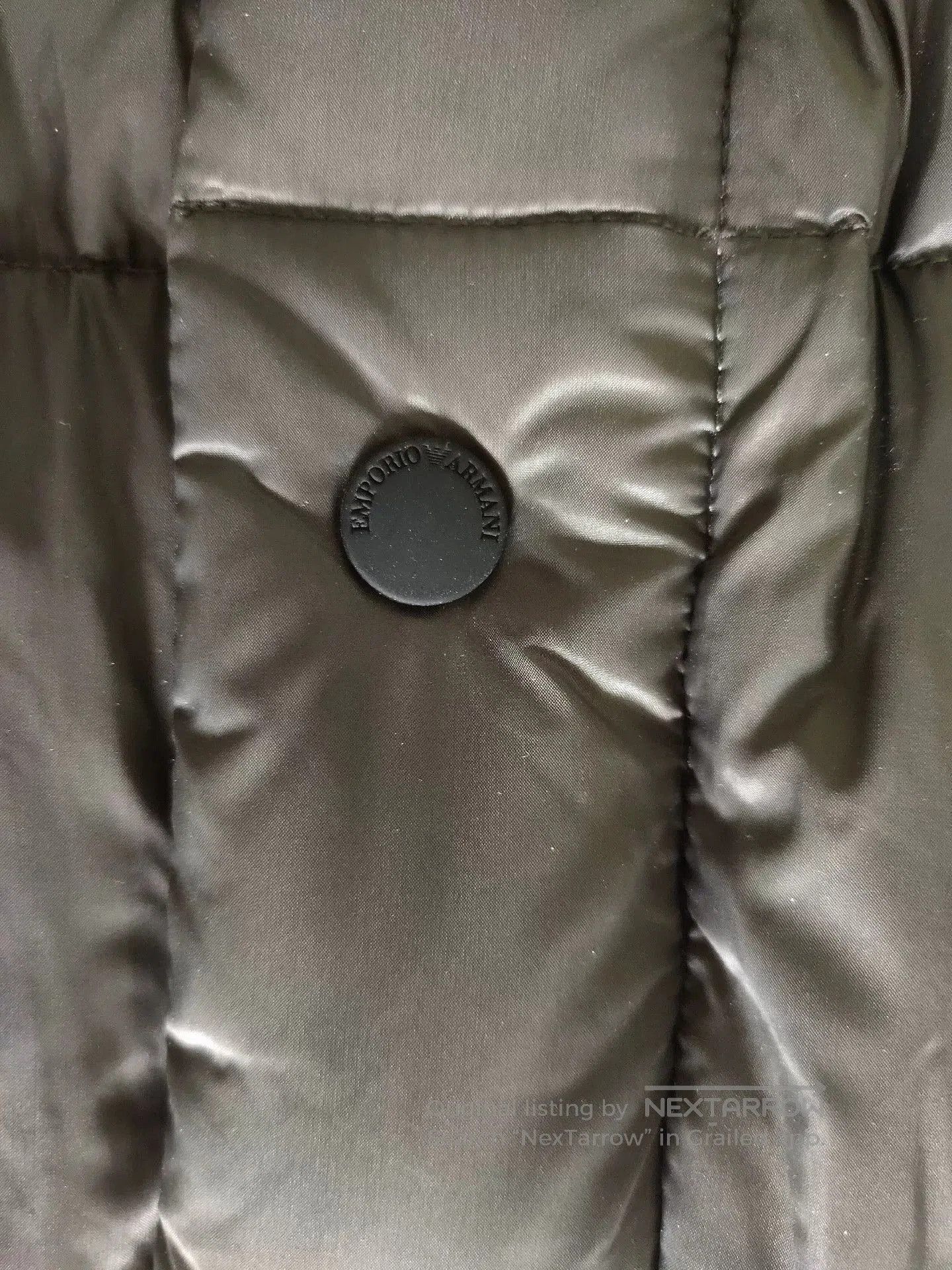 Emporio Armani Emporio Armani Men's Black Gray Down Jacket. Size US M / EU 48-50 / 2 - 4 Thumbnail