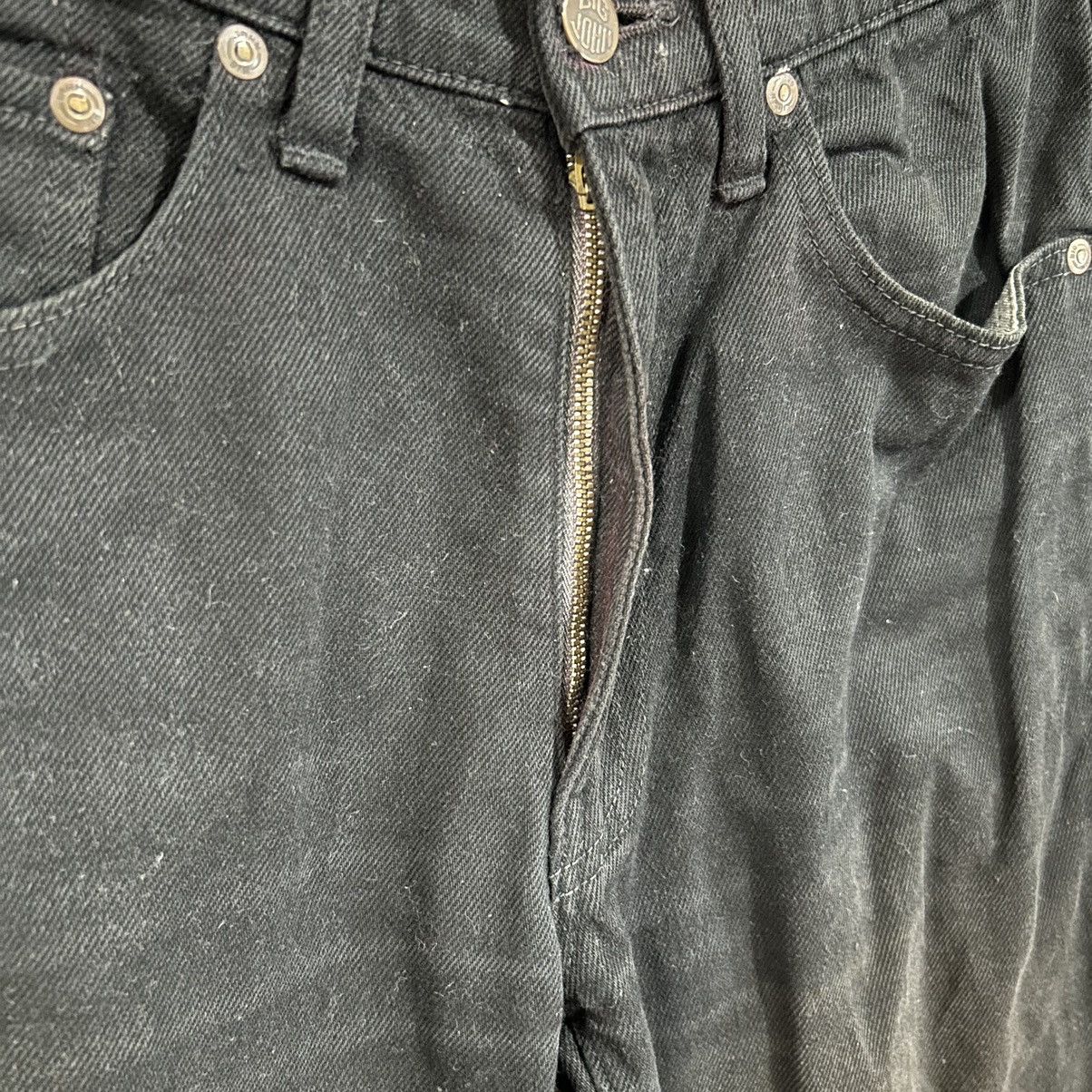 Vintage Vintage 90s Big John Flare Black Denim Size US 28 / EU 44 - 8 Thumbnail