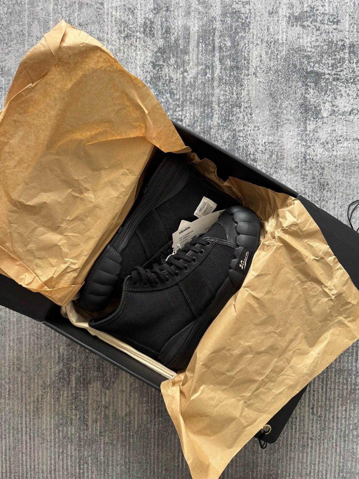 Visvim VISVIM 21AW VS LANIER HI Vulc Black US8 New Rare Size US 8 / EU 41 - 1 Thumbnail
