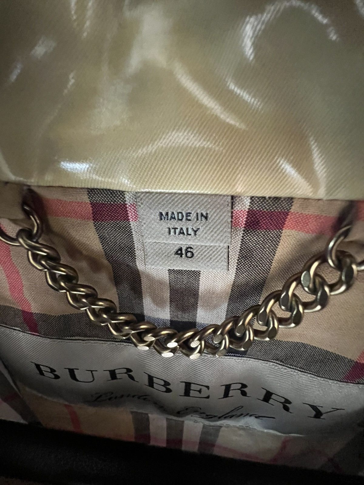 Burberry BURBERRY Laminated Gabardine Trench Coat Size US S / EU 44-46 / 1 - 7 Thumbnail