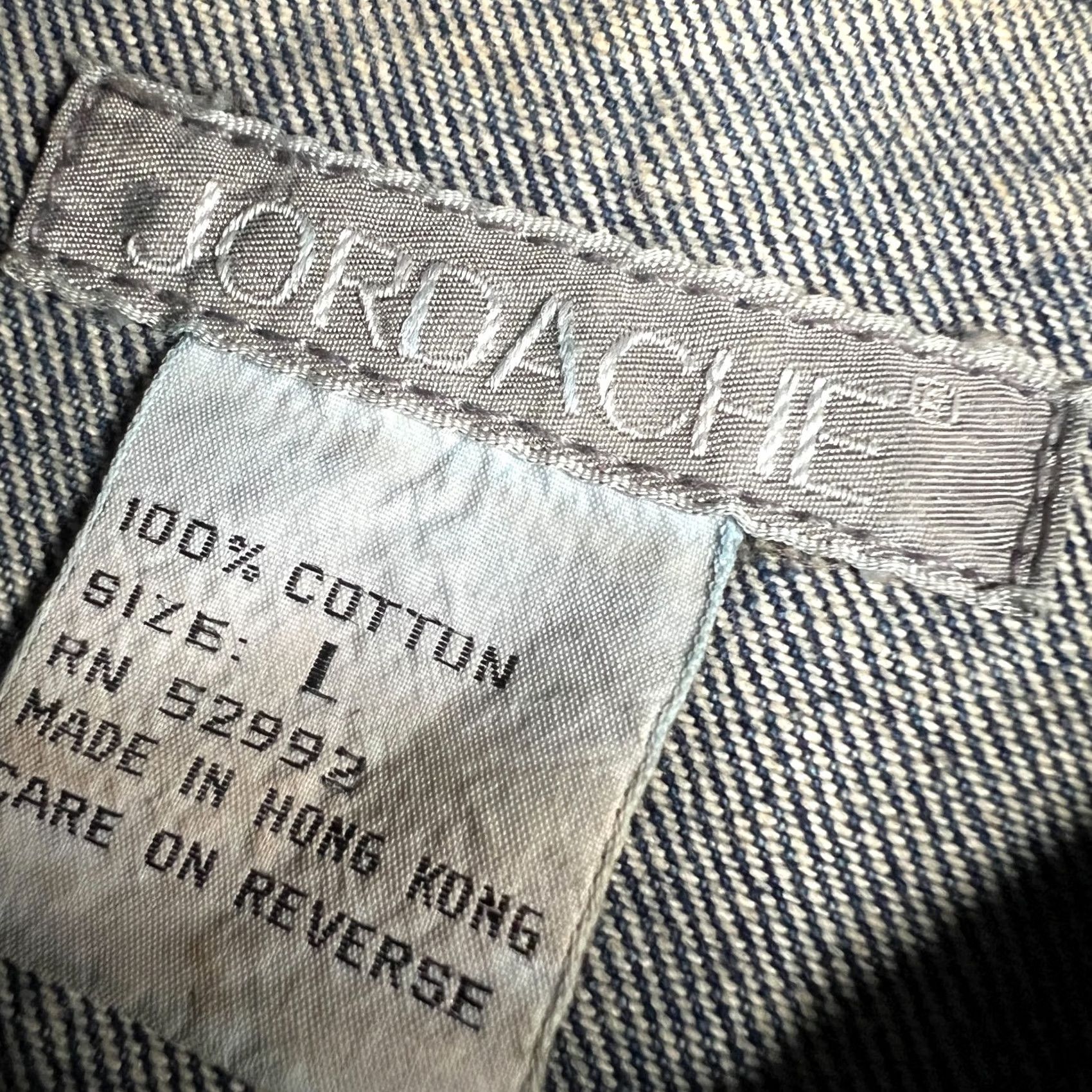 Jordache VINTAGE Jordache Denim Chore Jacket Men L Blue 80s 90s Military Jacket Casual "Jordache" Shirt? Size US L / EU 52-54 / 3 - 6 Thumbnail