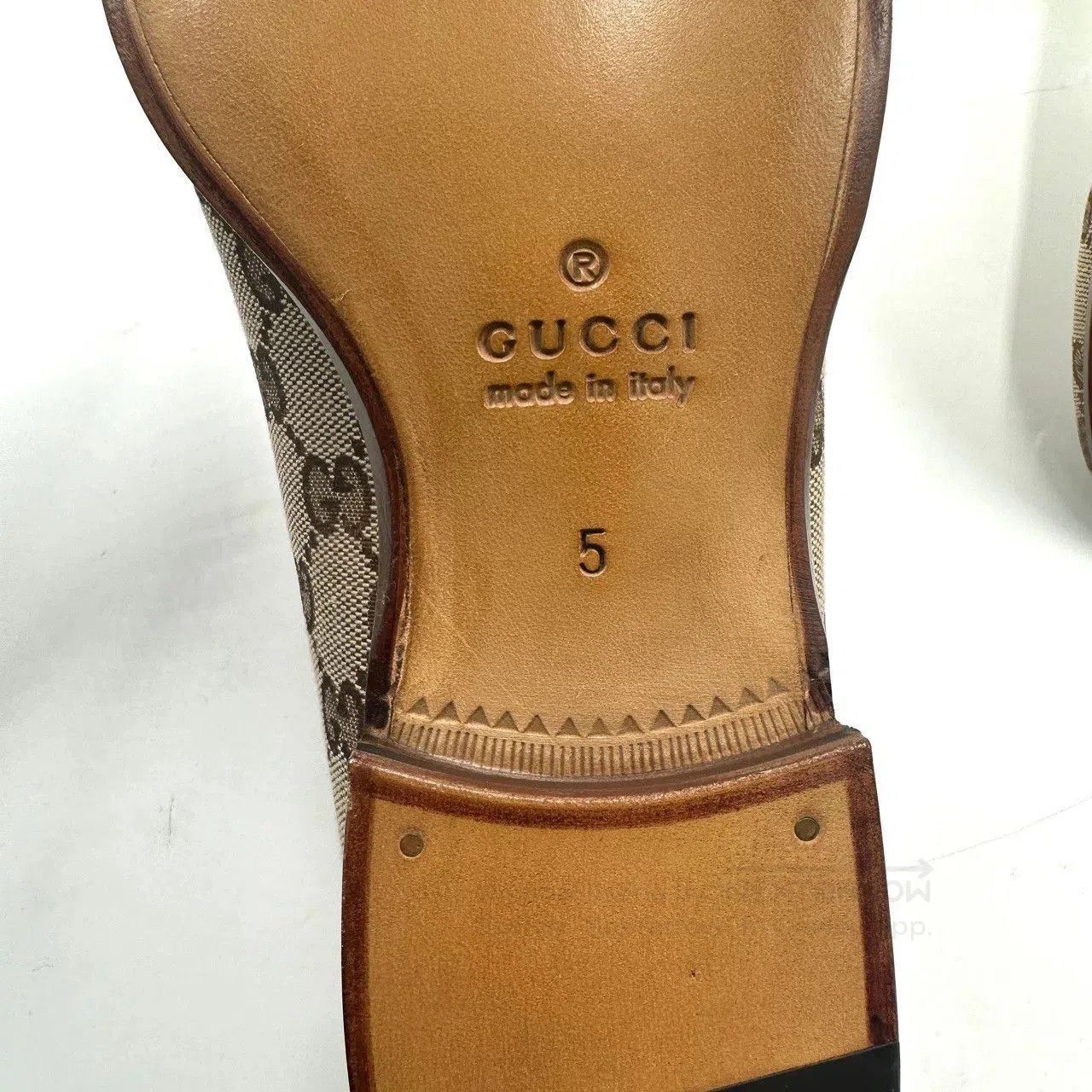 Gucci Gucci Monogram Round-Toe Loafers. Size US 6 / EU 39 - 7 Thumbnail