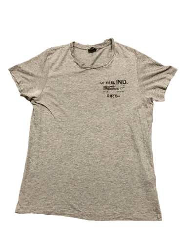 Diesel Vintage Diesel Gray Y2K Logo Short Sleeve T-Shirt Size M Size US M / EU 48-50 / 2 - 1 Thumbnail